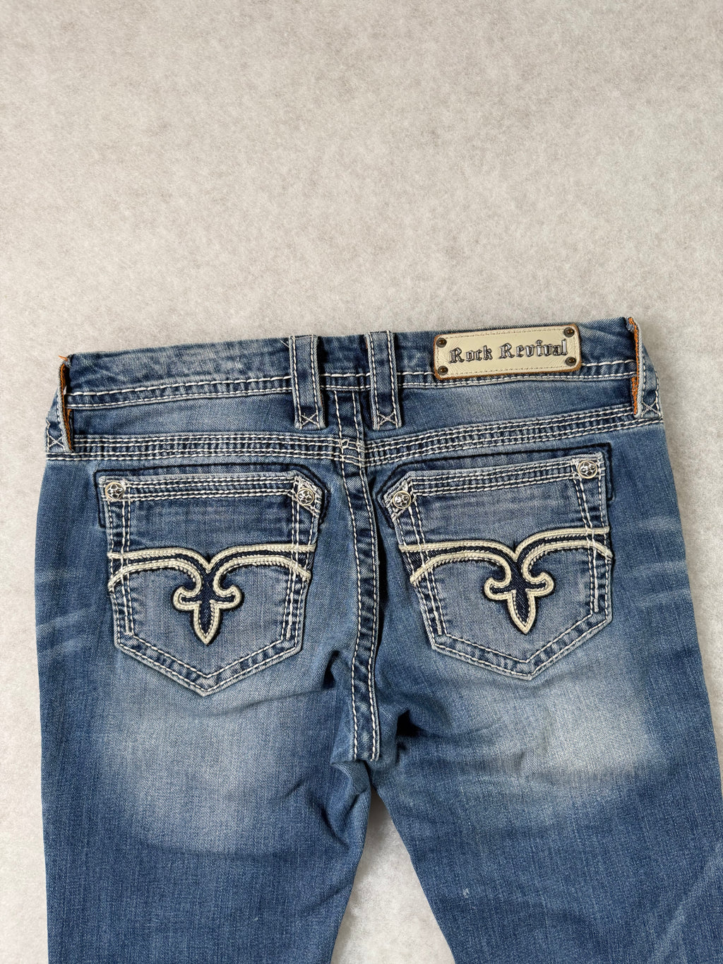 Rock Revival Boot Cut Low Waist Jeans 28