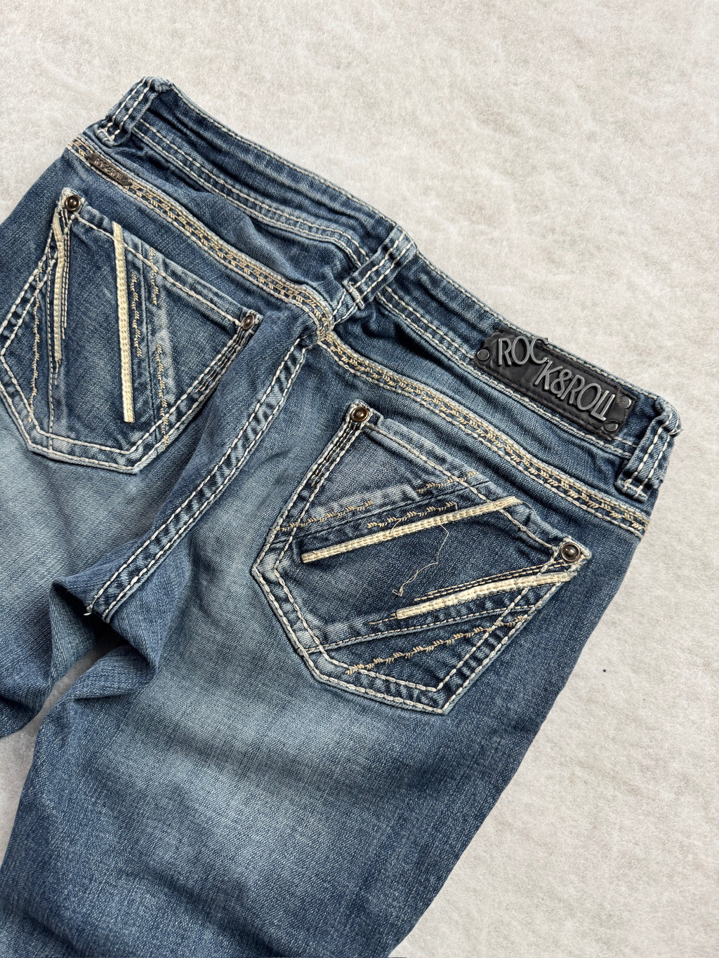Boot Cut Low Waist Jeans