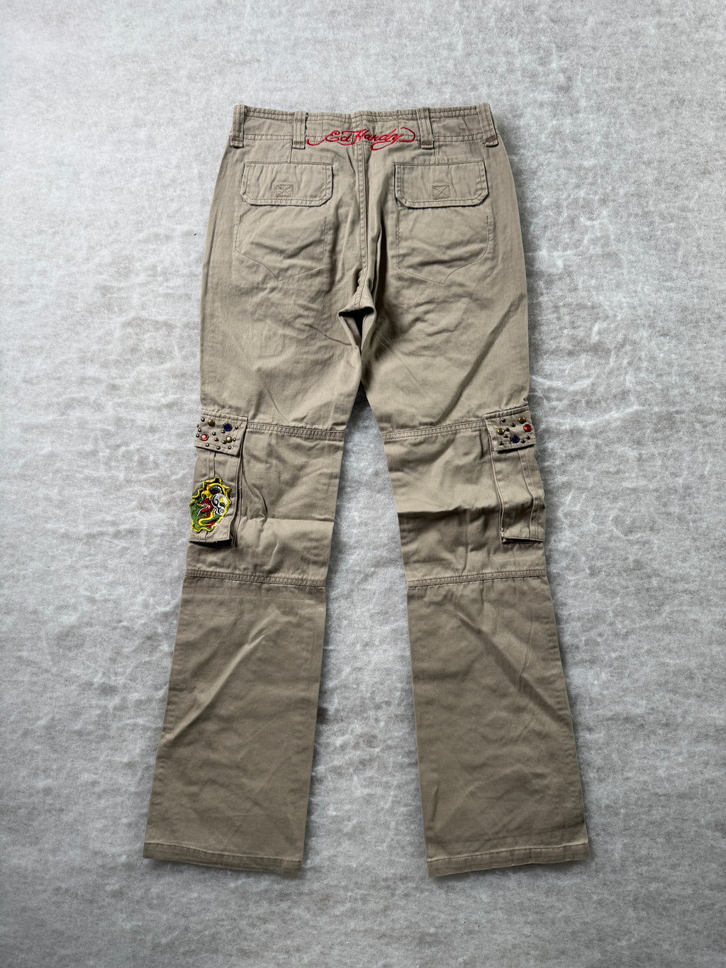 Ed Hardy Boot Cut Cargo Pants
