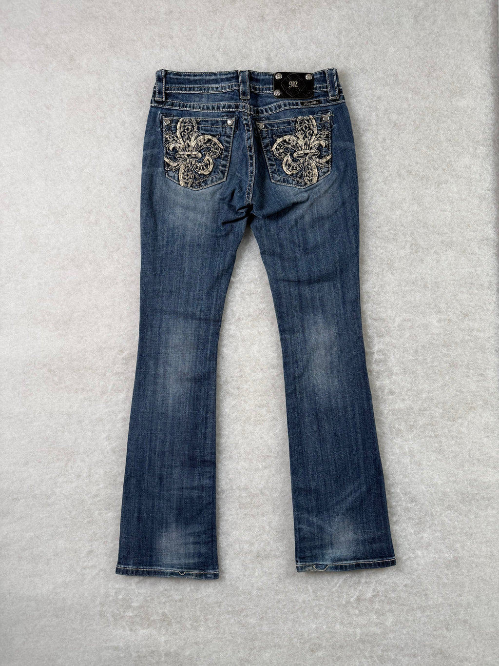 Miss Me Boot Cut Low Waist Jeans 28