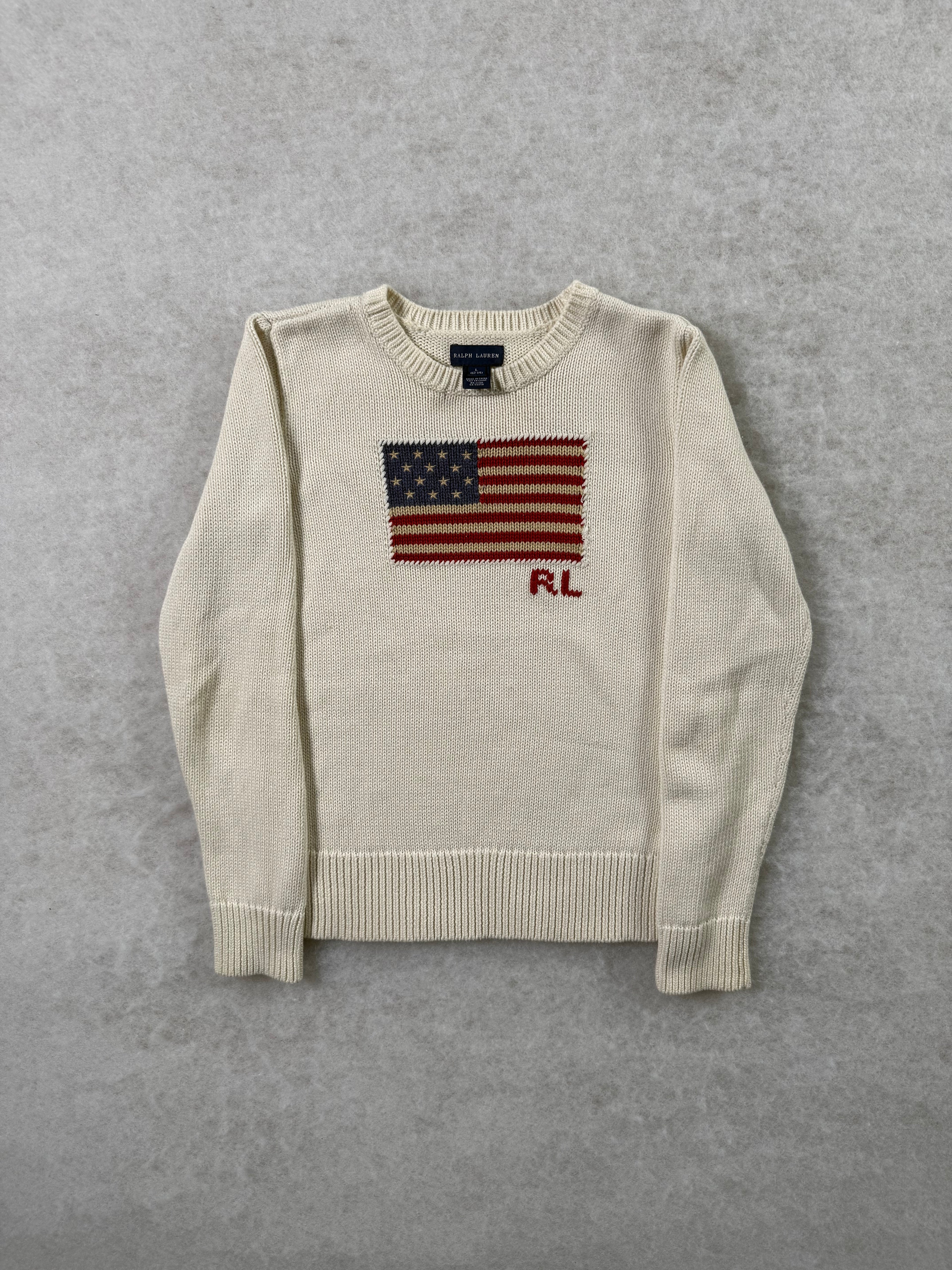 Ralph Lauren Strickpullover mit USA Flagge