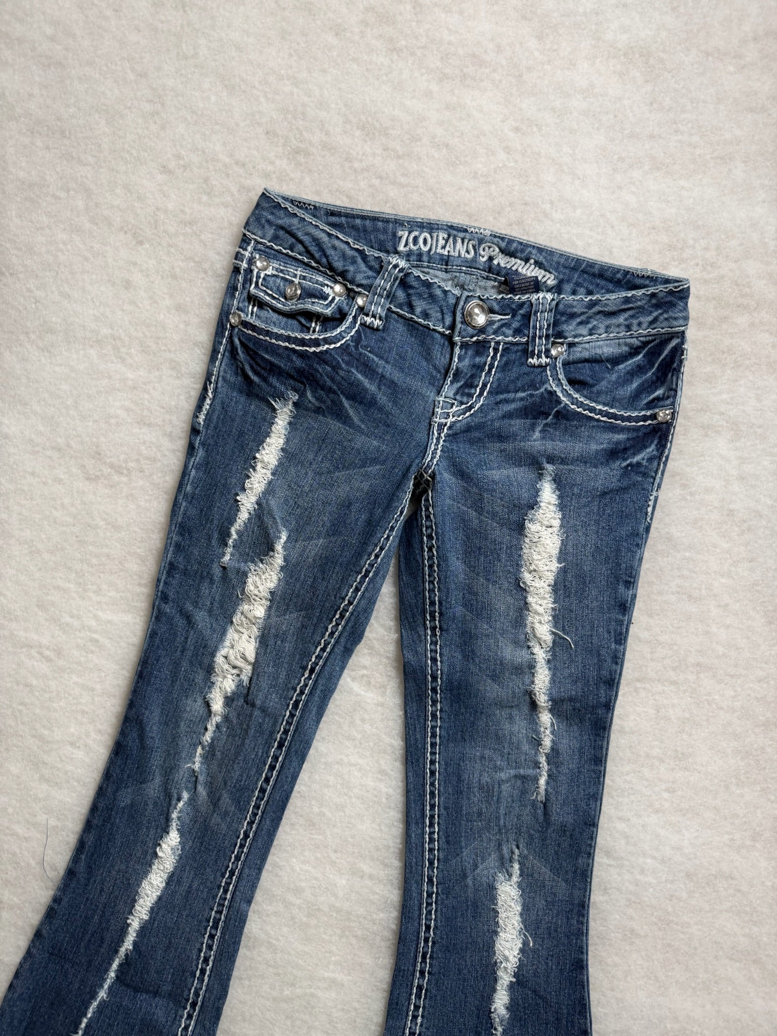 Boot Cut Low Waist Jeans