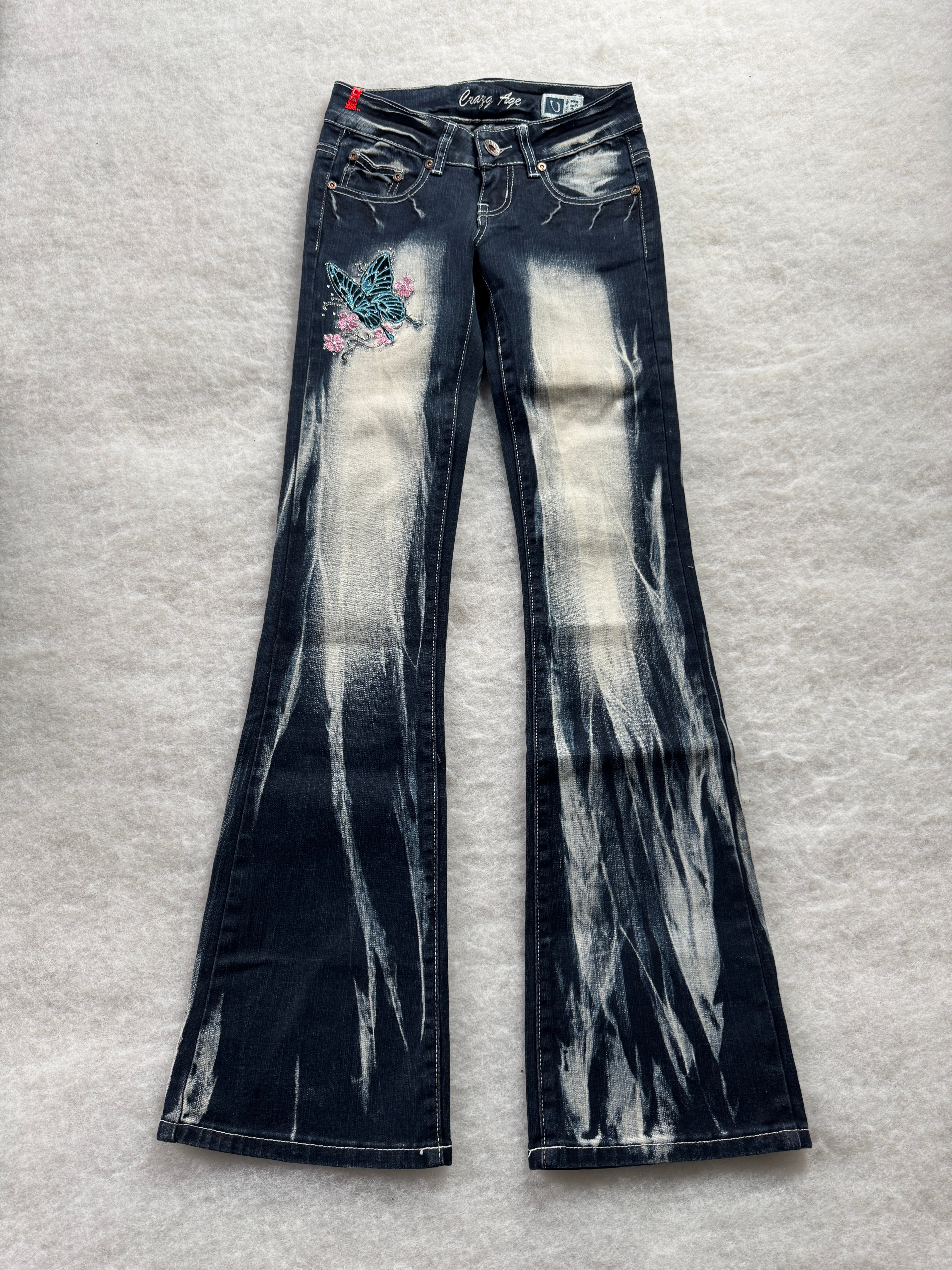 Crazy Age Boot Cut Low Waist Jeans 24