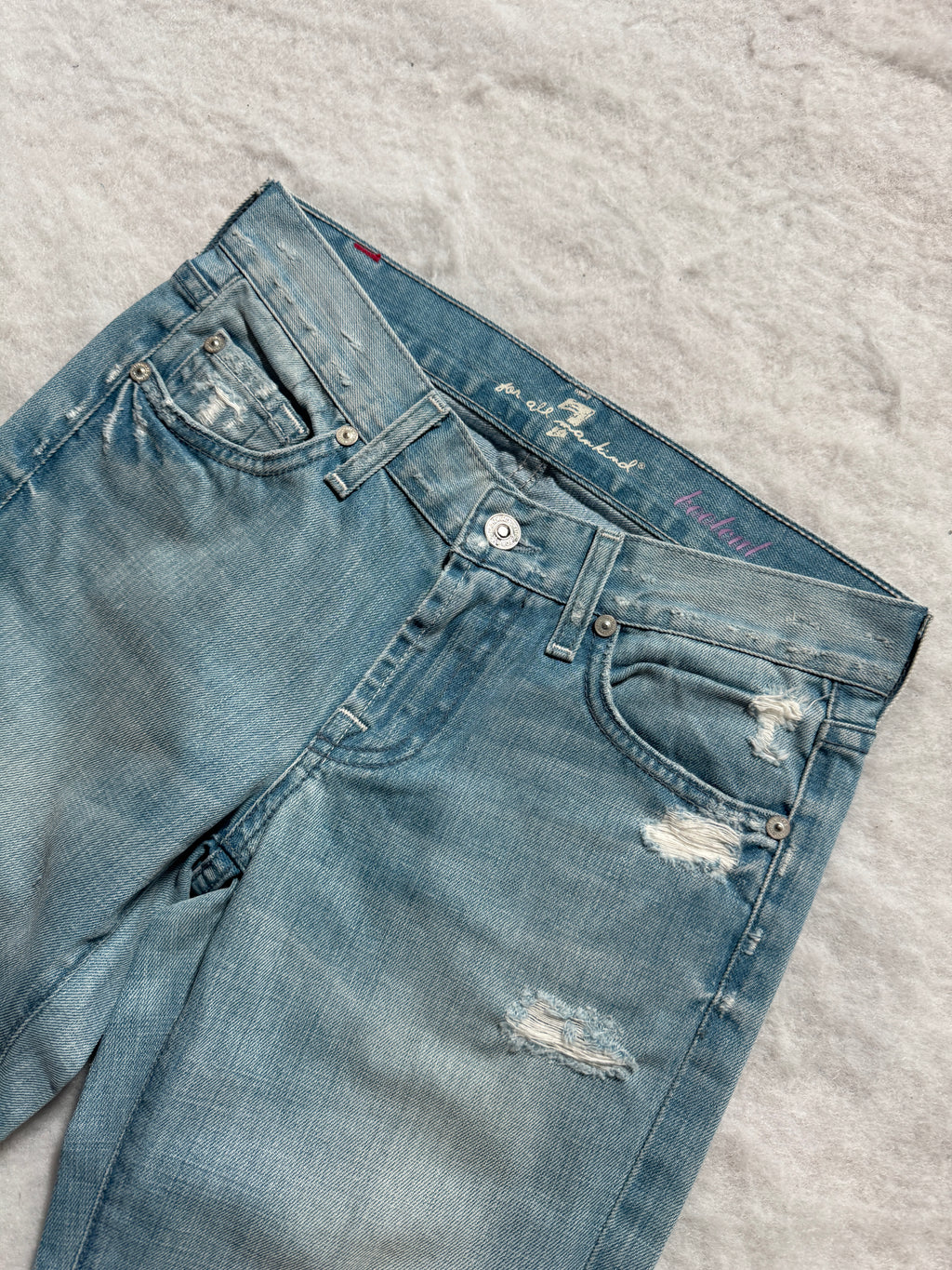 Seven Boot Cut Low Waist Jeans 25