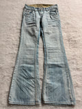 Boot Cut Low Waist Jeans Blau, Foto 1 von 4