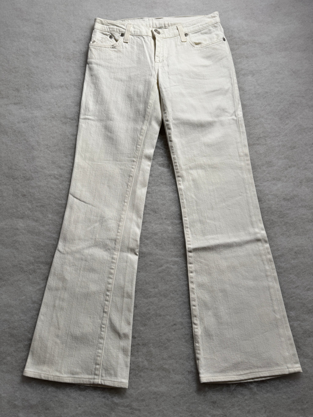 Victoria Beckham Boot Cut Low Waist Jeans 28