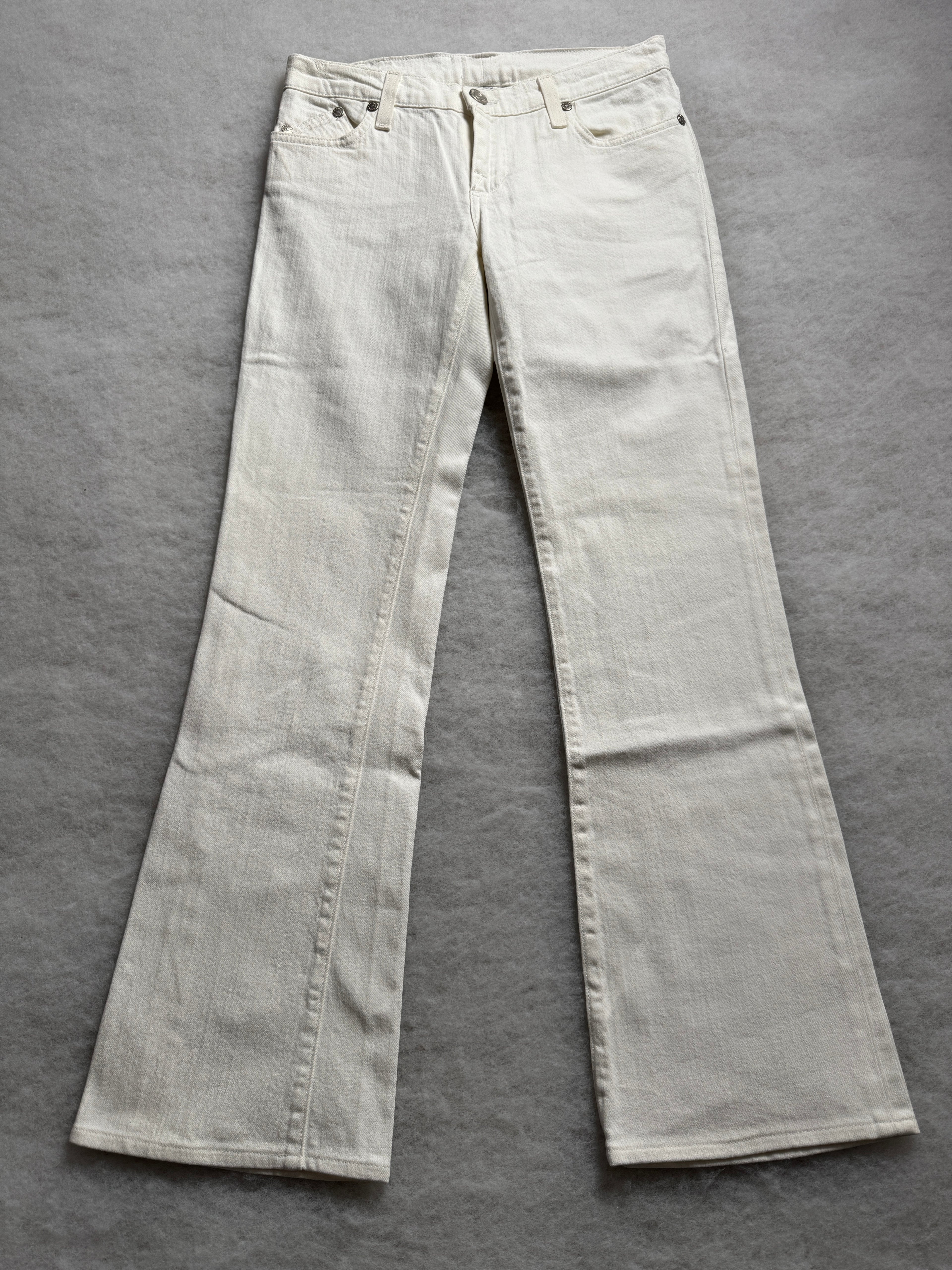 Victoria Beckham Boot Cut Low Waist Jeans 28