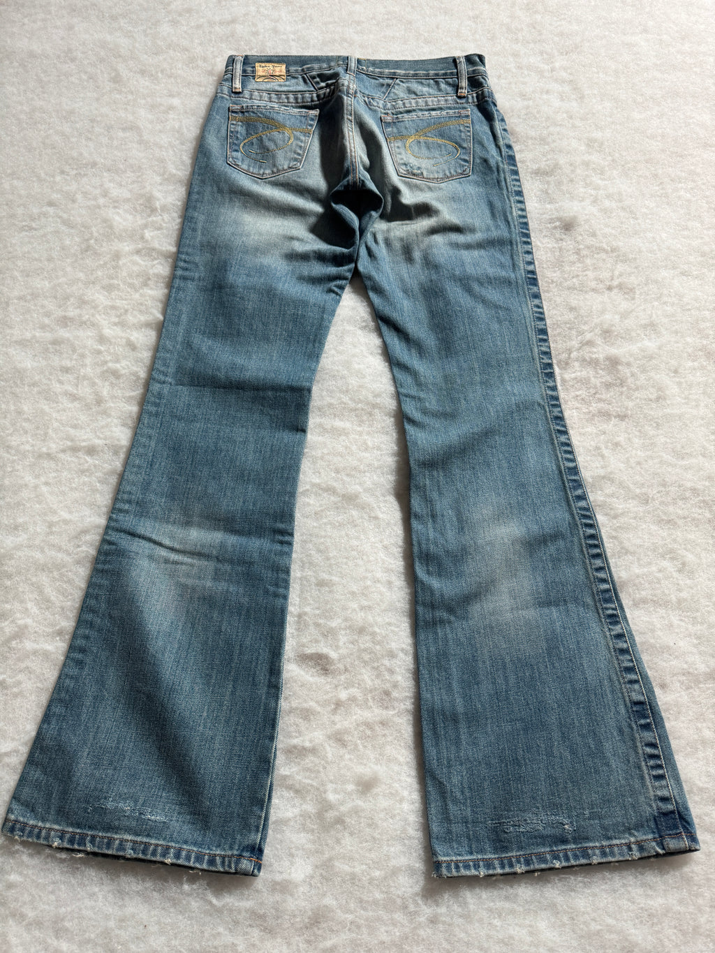 Boot Cut Low Waist Jeans Blau, Foto 2 von 4