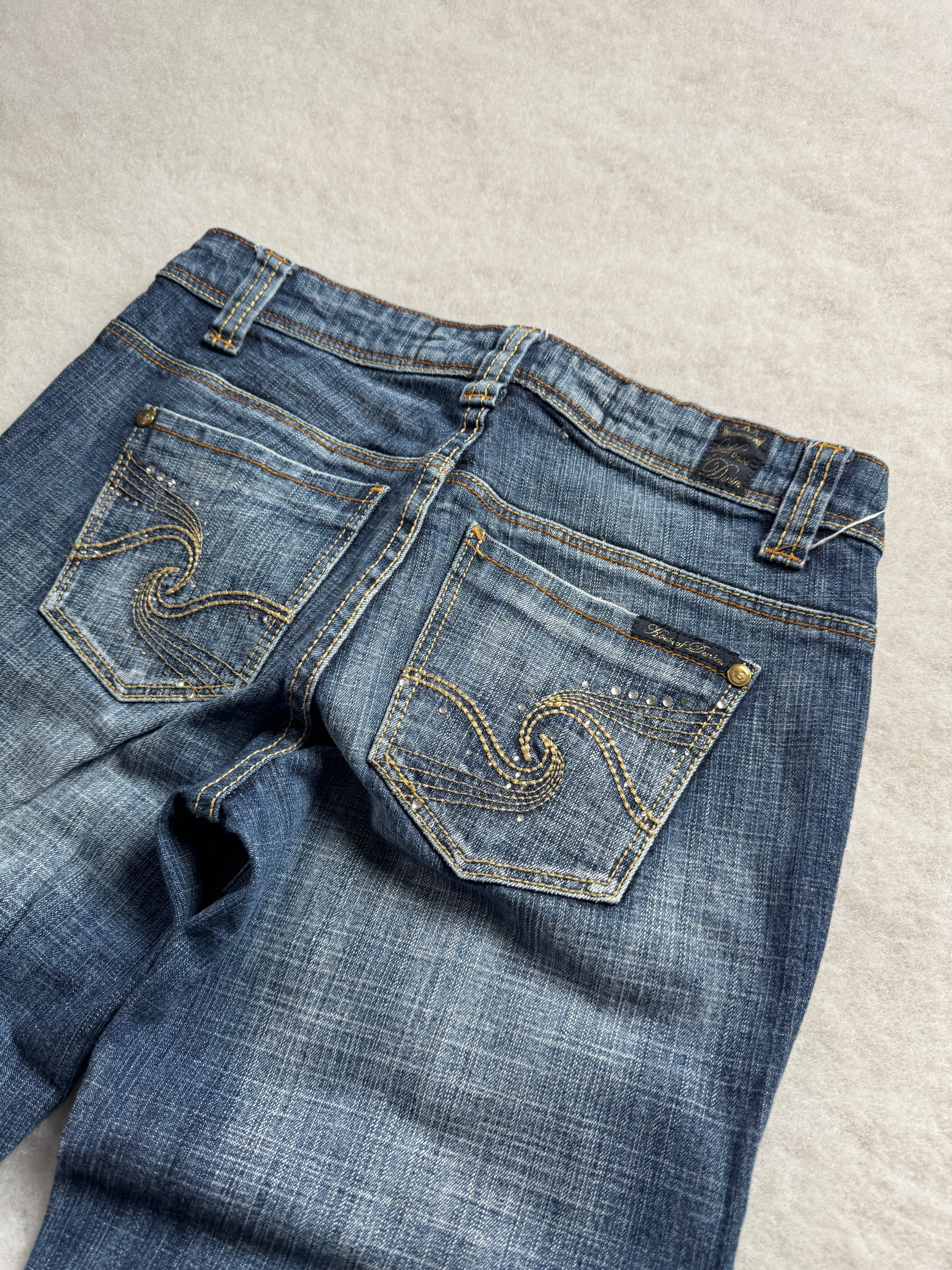 Boot Cut Low Waist Jeans
