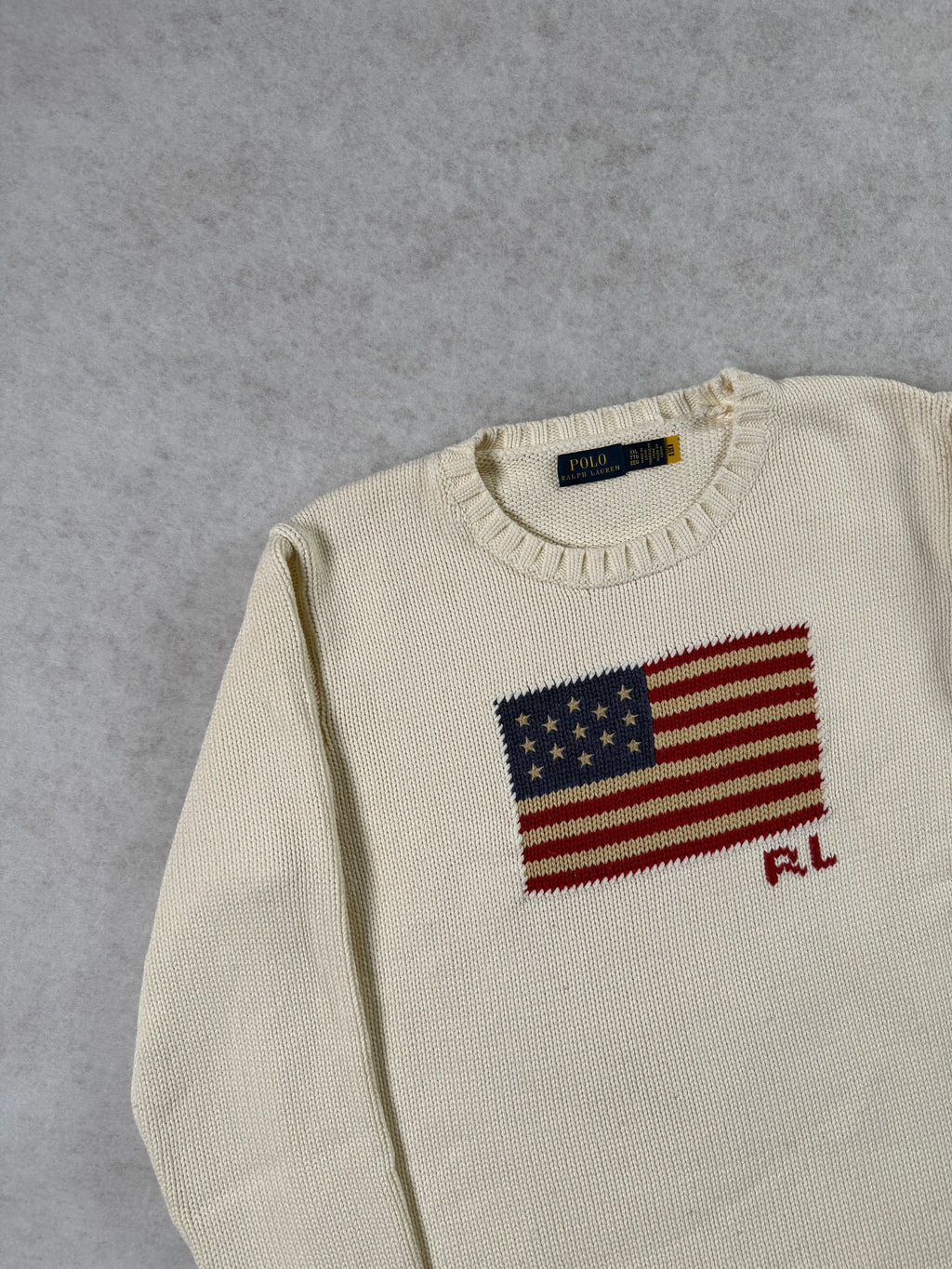 Ralph Lauren Strickpullover mit USA Flagge