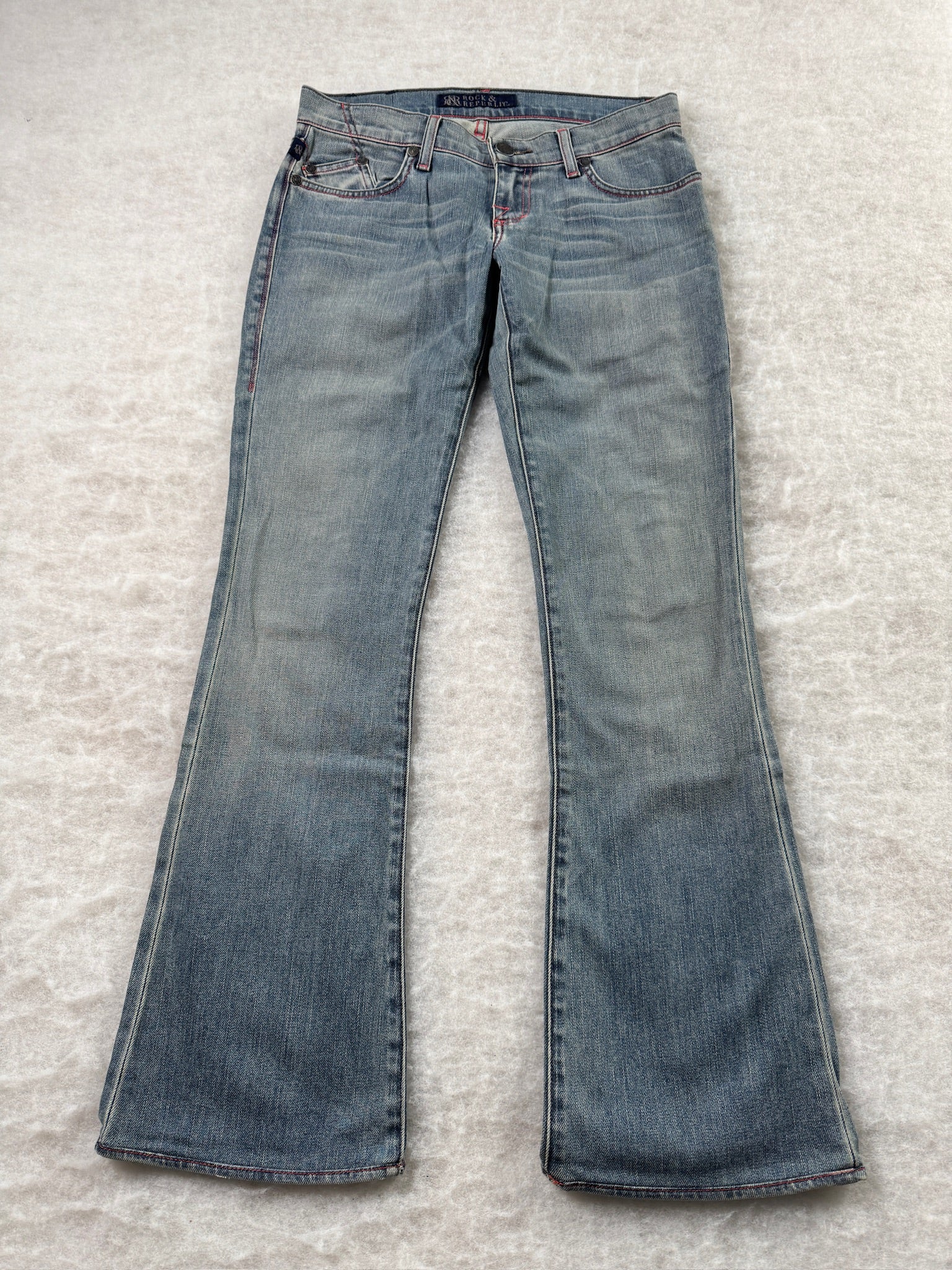 Rock & Republic Boot Cut Low Waist Jeans 28