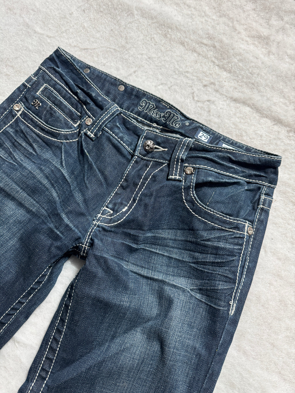 Miss Me Boot Cut Low Waist Jeans 29