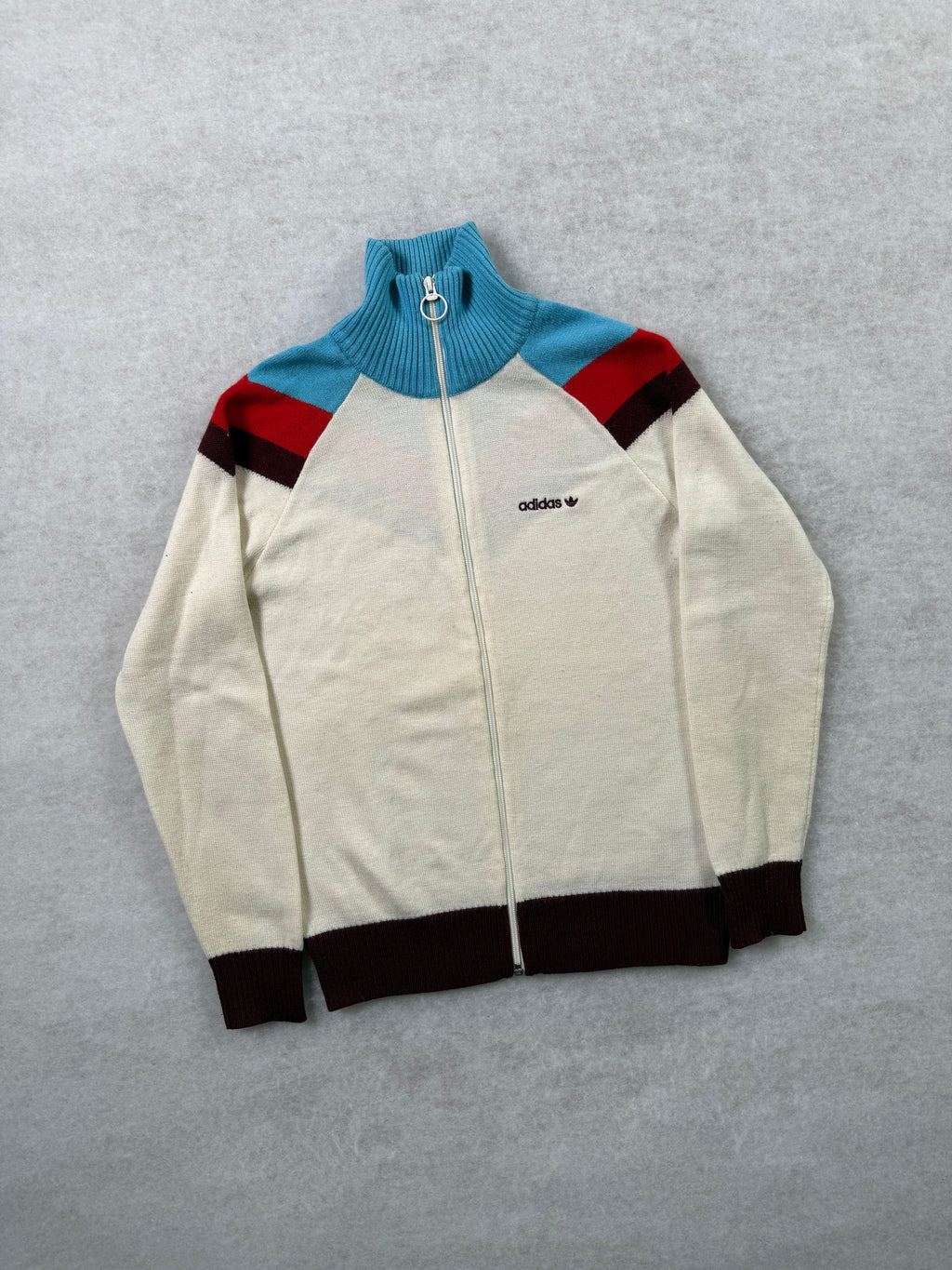 Adidas Reißverschluss Strickpullover