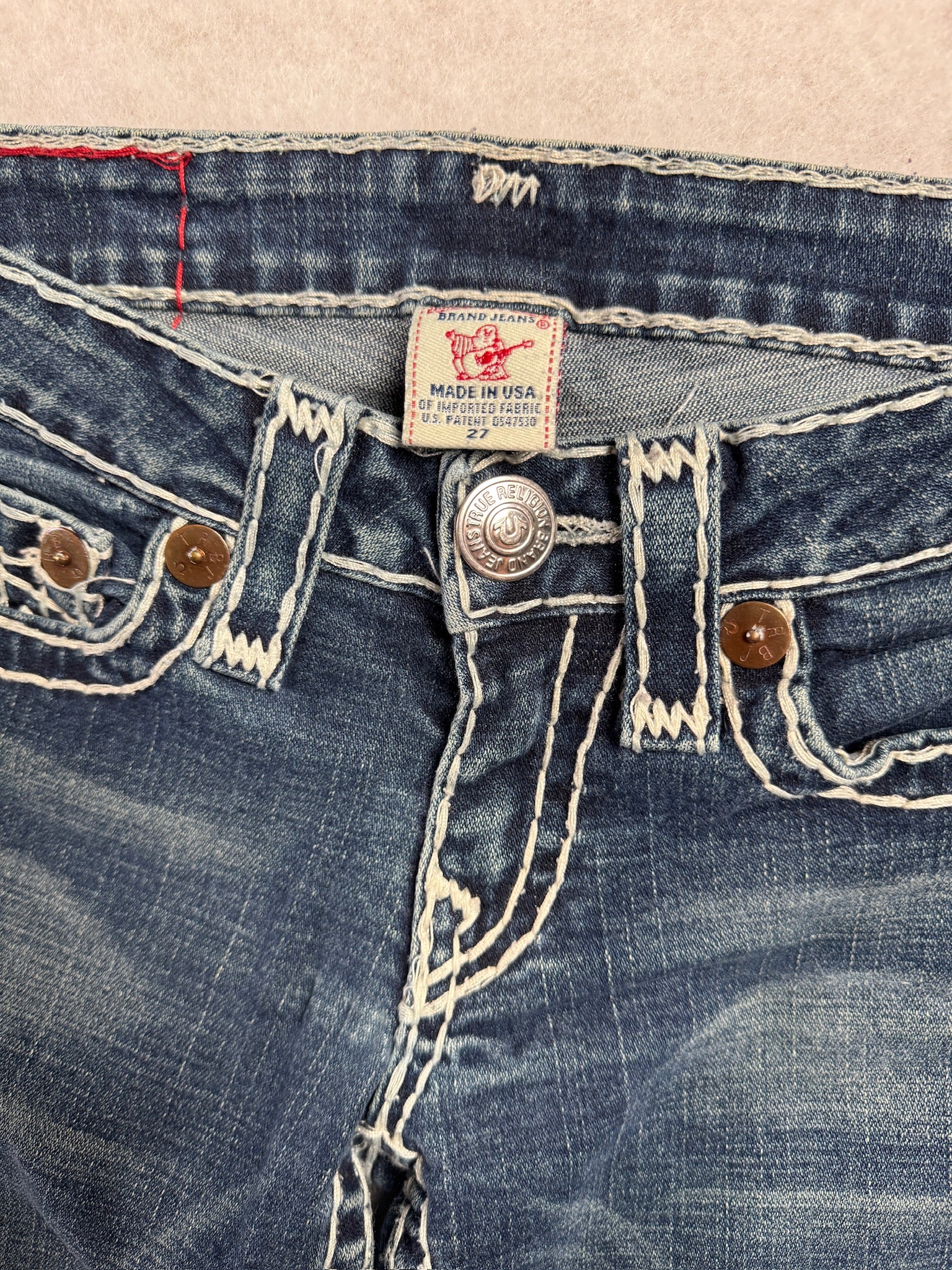 True Religion Boot Cut Low Waist Jeans 27