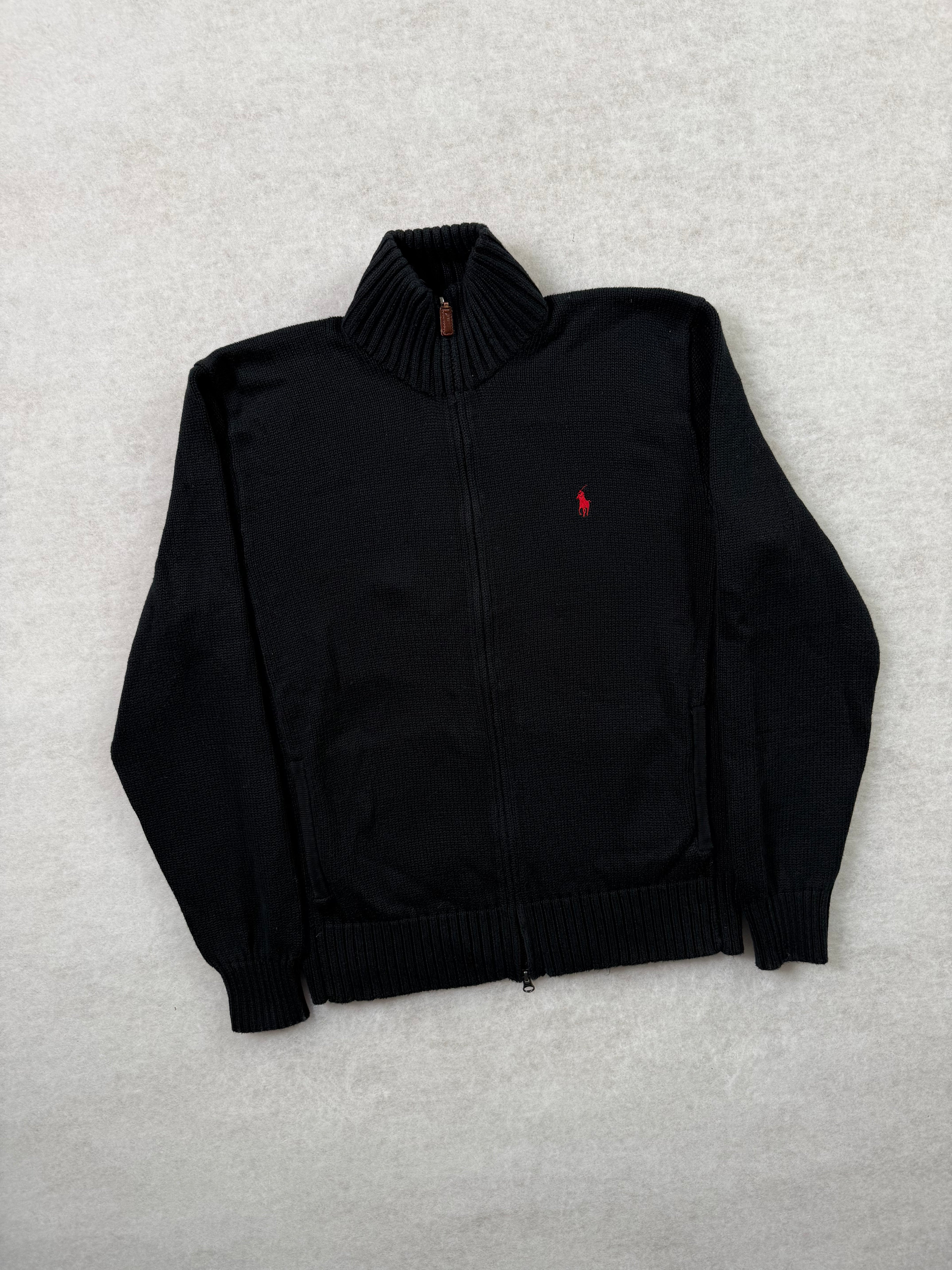 Ralph Lauren Reißverschluss Strickpullover