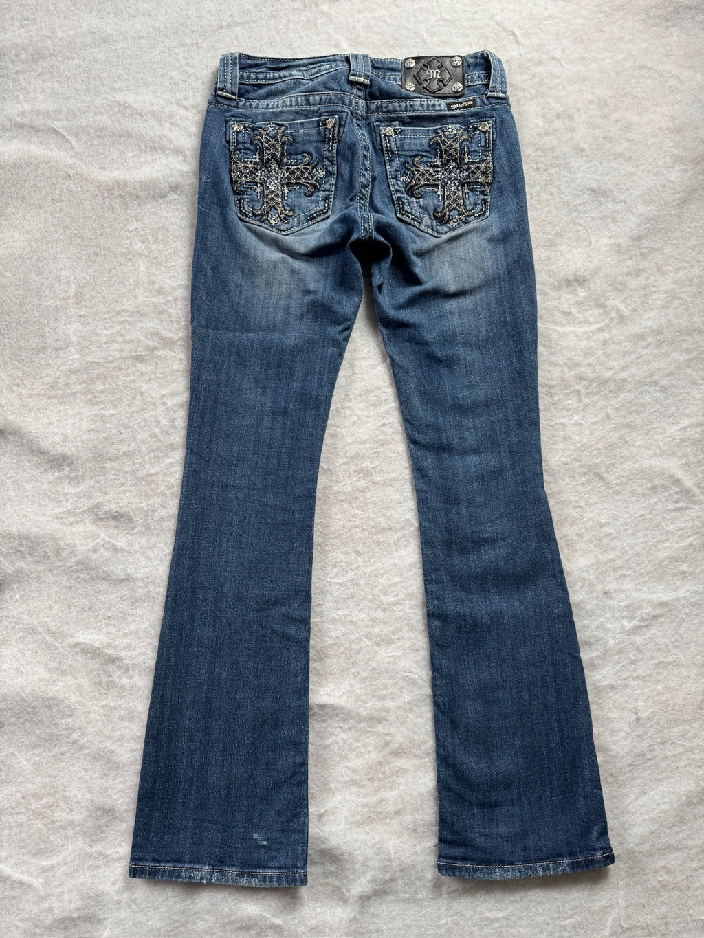 Miss Me Boot Cut Low Waist Jeans 26