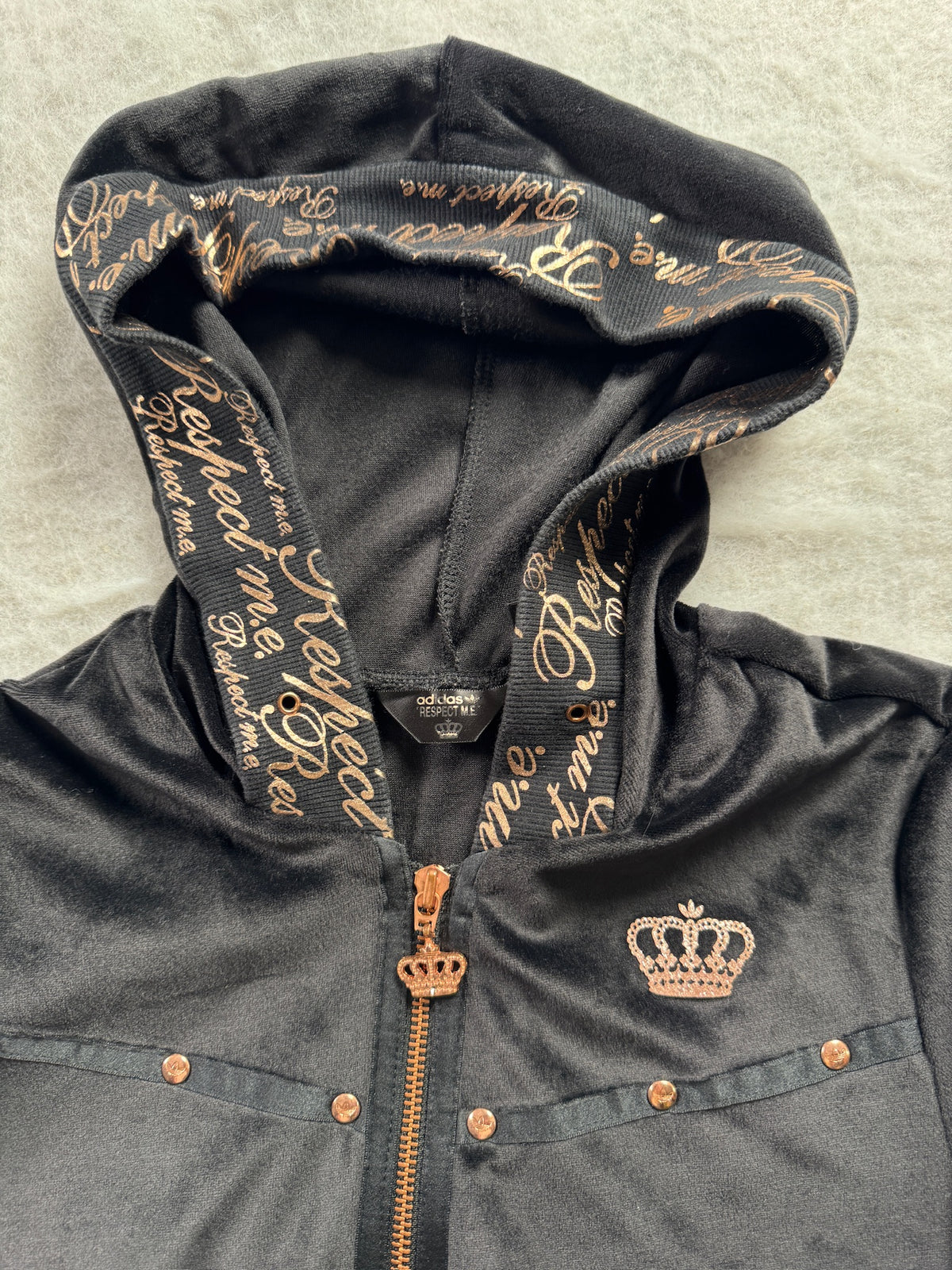 Adidas Respekt Me Hoodie Kapuzen Pullover Grau, Foto 3 von 4