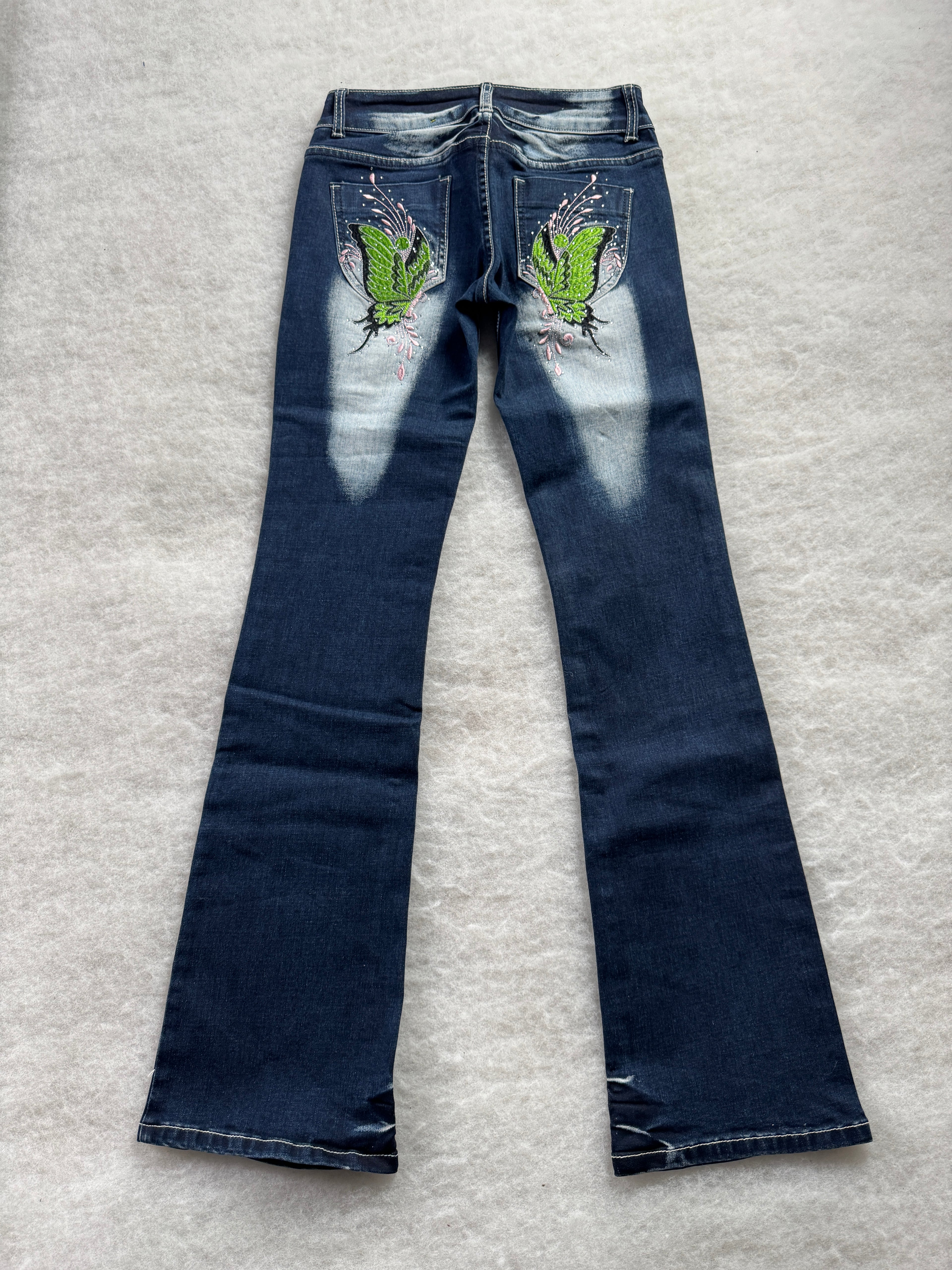 Crazy Age Boot Cut Low Waist Jeans 26