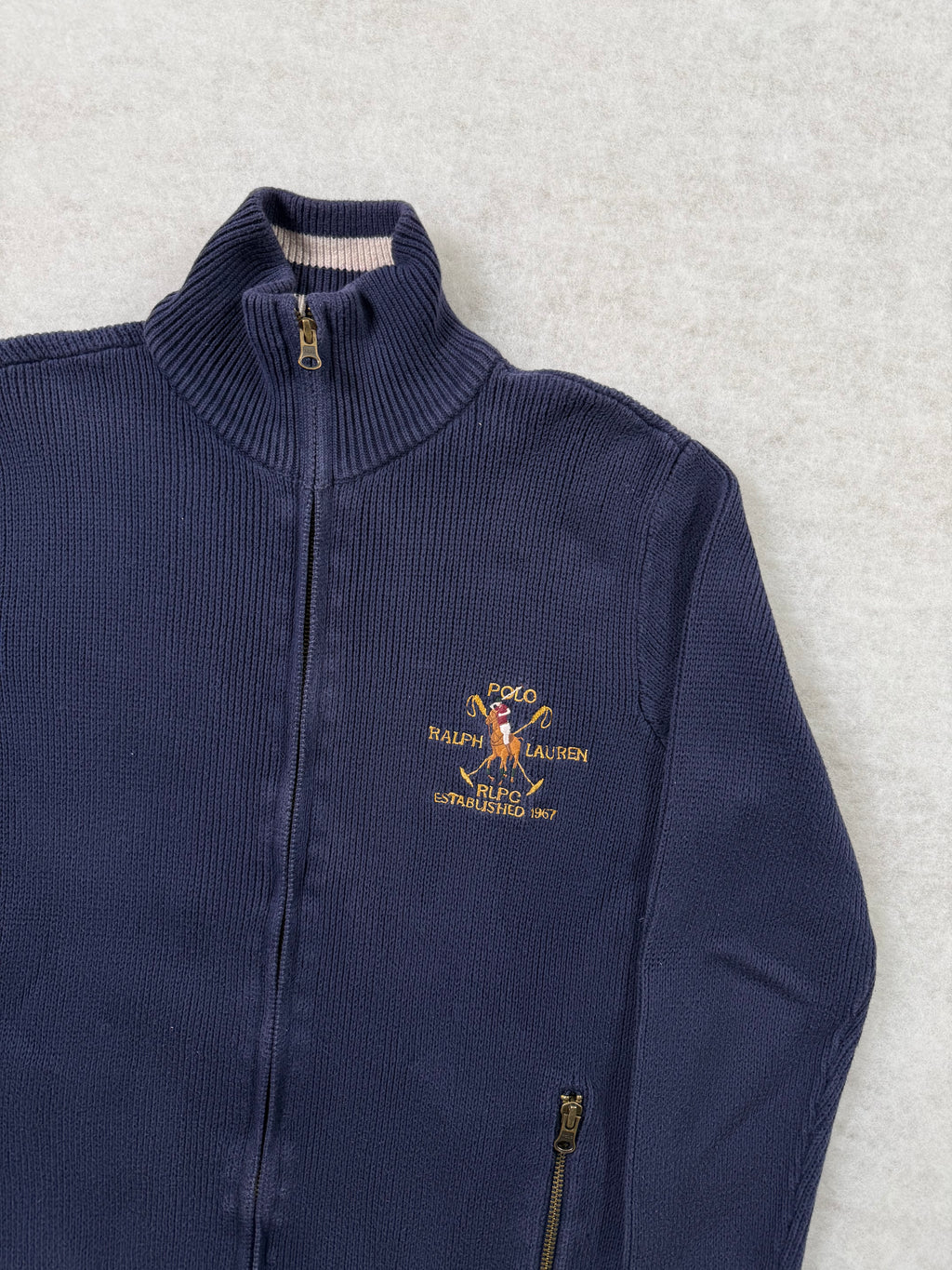 Ralph Lauren Reißverschluss Strickpullover