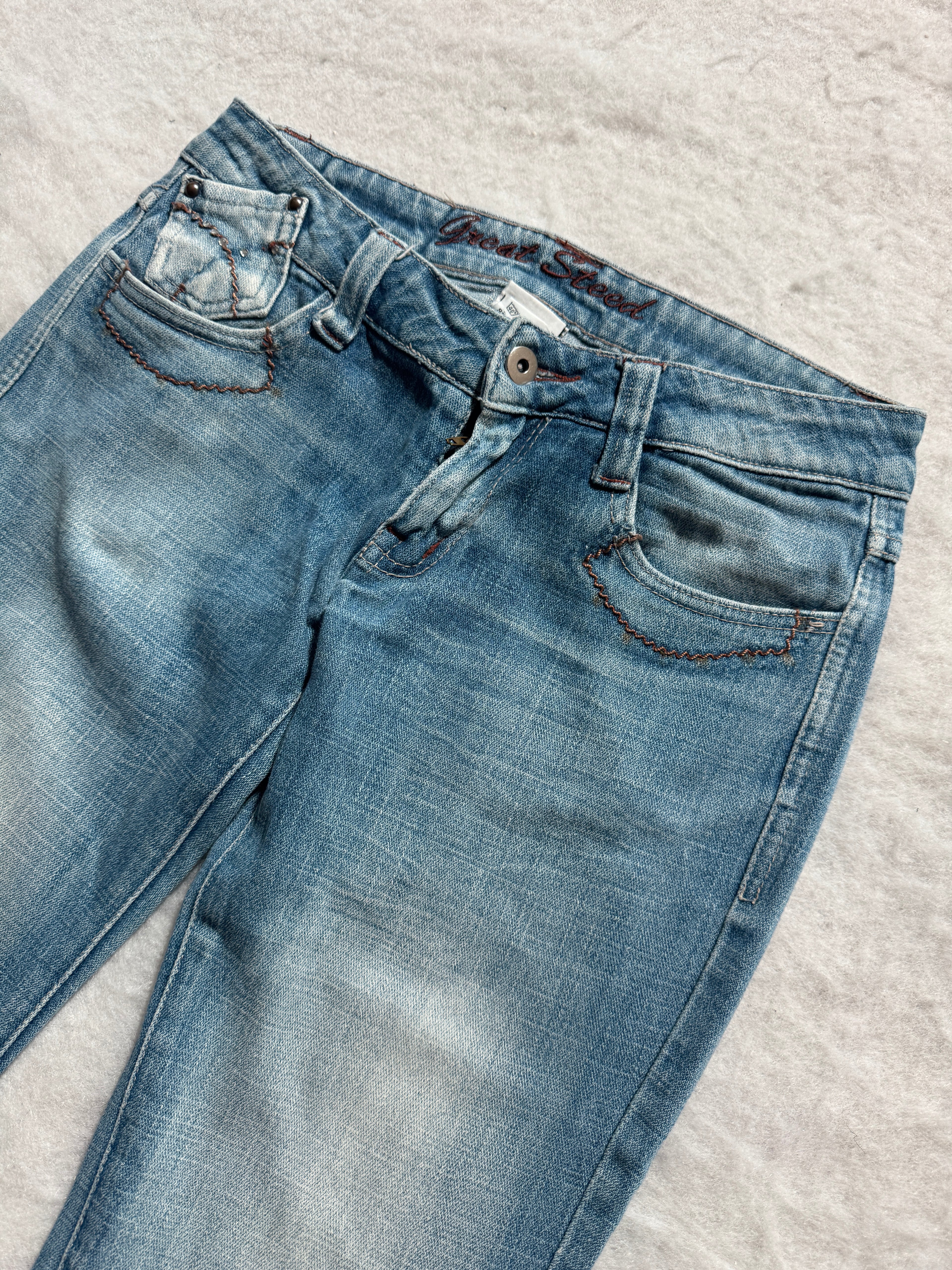 Boot Cut Low Waist Jeans