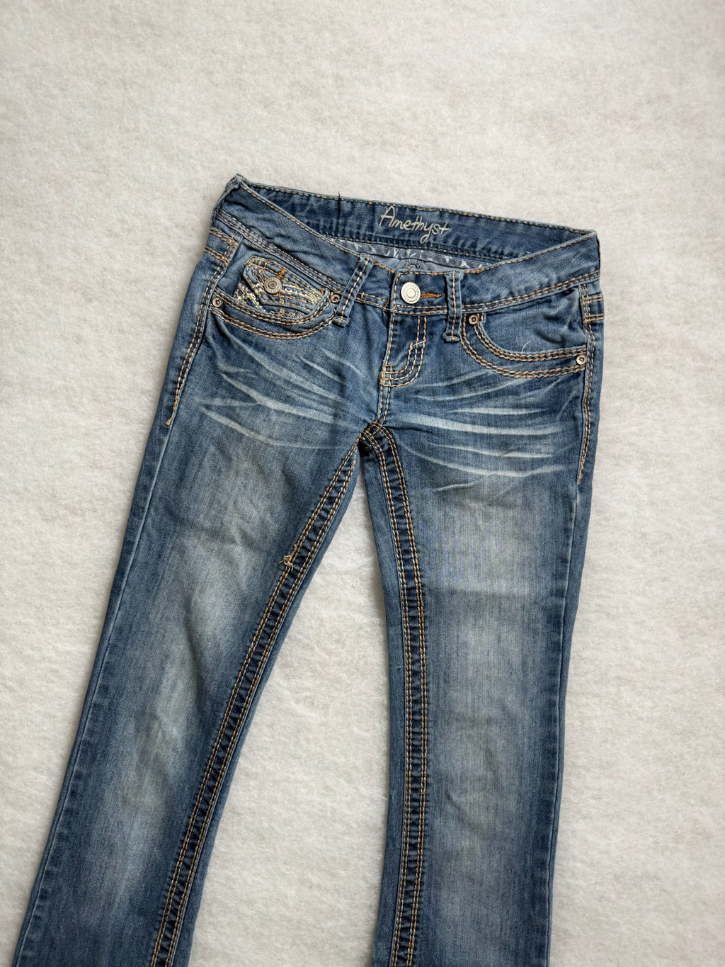 Boot Cut Low Waist Jeans