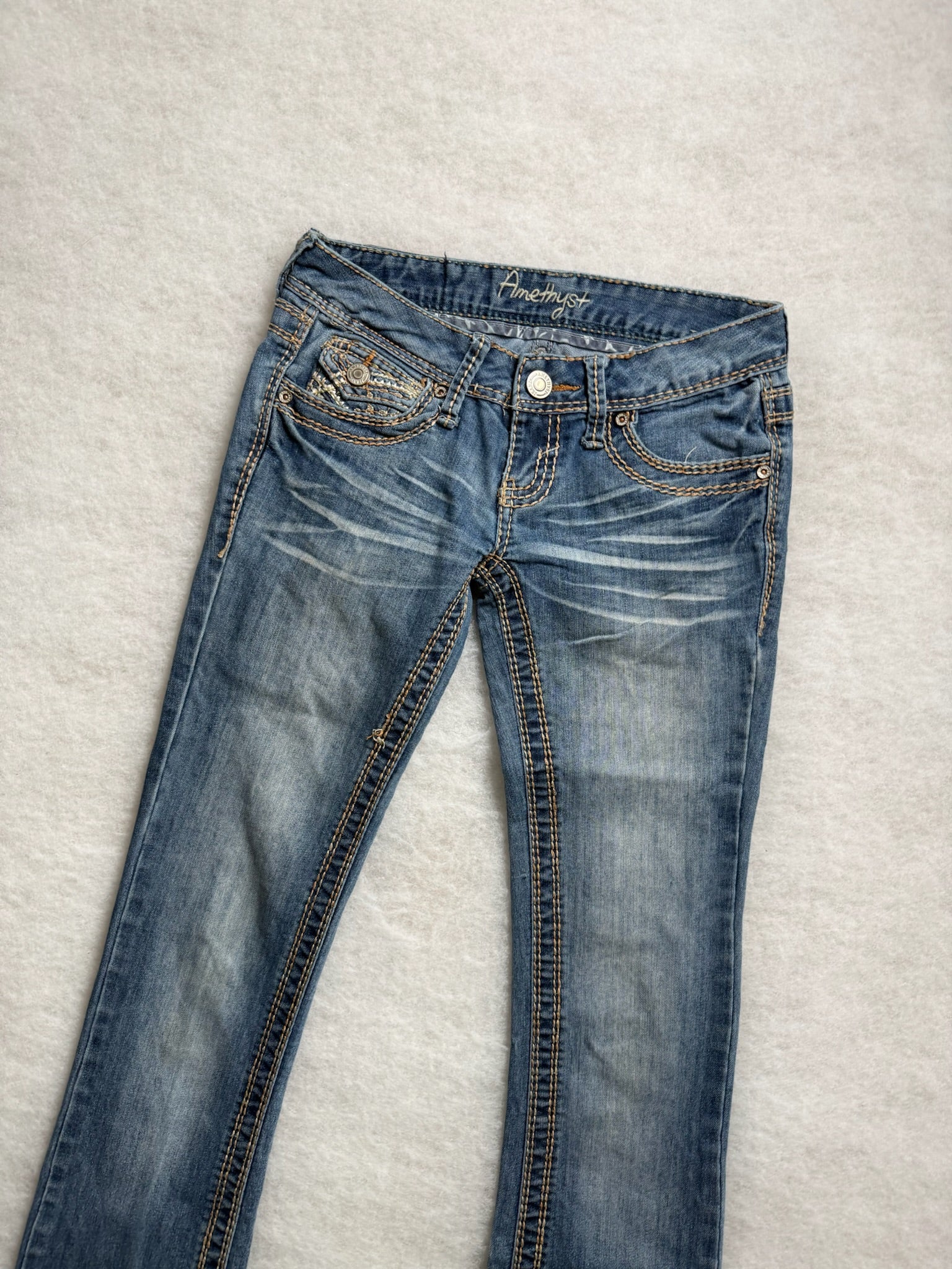 Boot Cut Low Waist Jeans