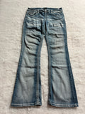 Boot Cut Low Waist Jeans Blau, Foto 1 von 4