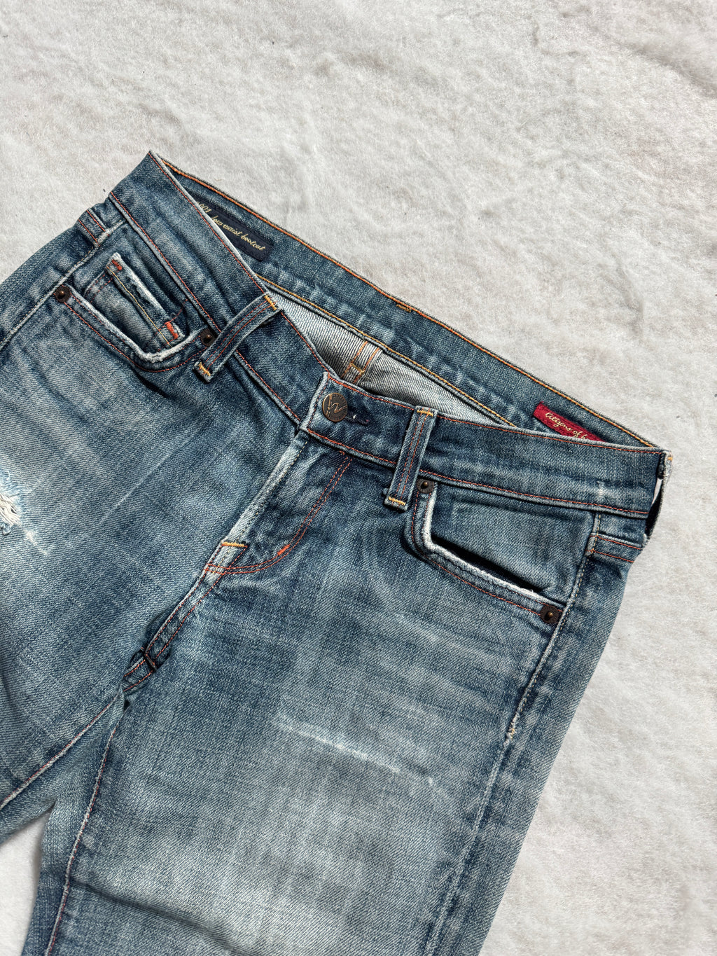 Citizens of Humanity Boot Cut Low Waist Jeans 25