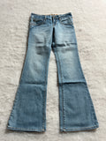 Boot Cut Low Waist Jeans Blau, Foto 1 von 4