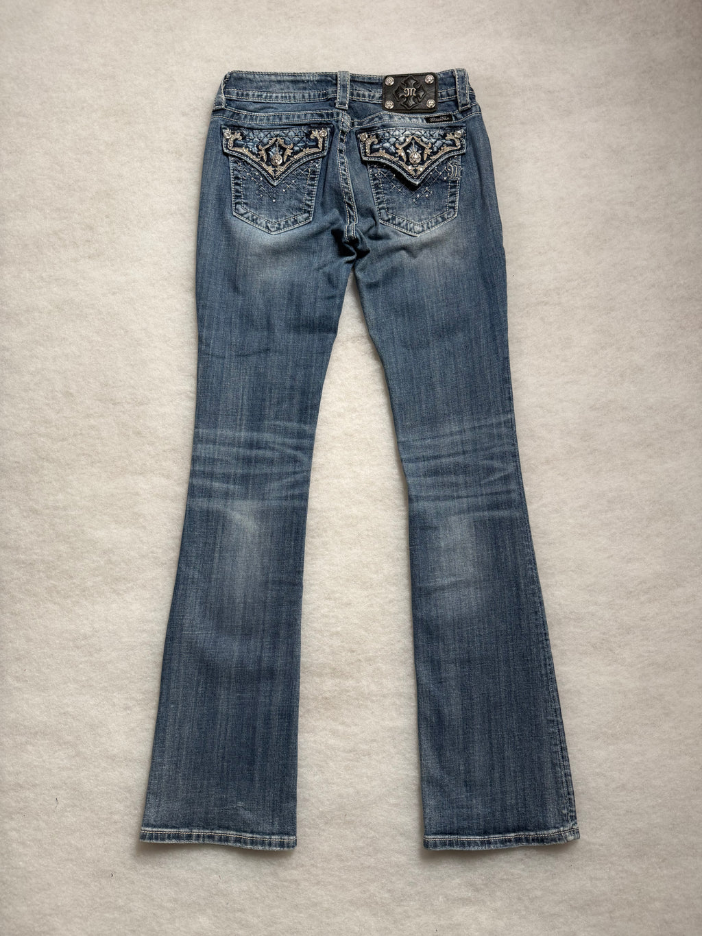 Miss Me Boot Cut Low Waist Jeans 29