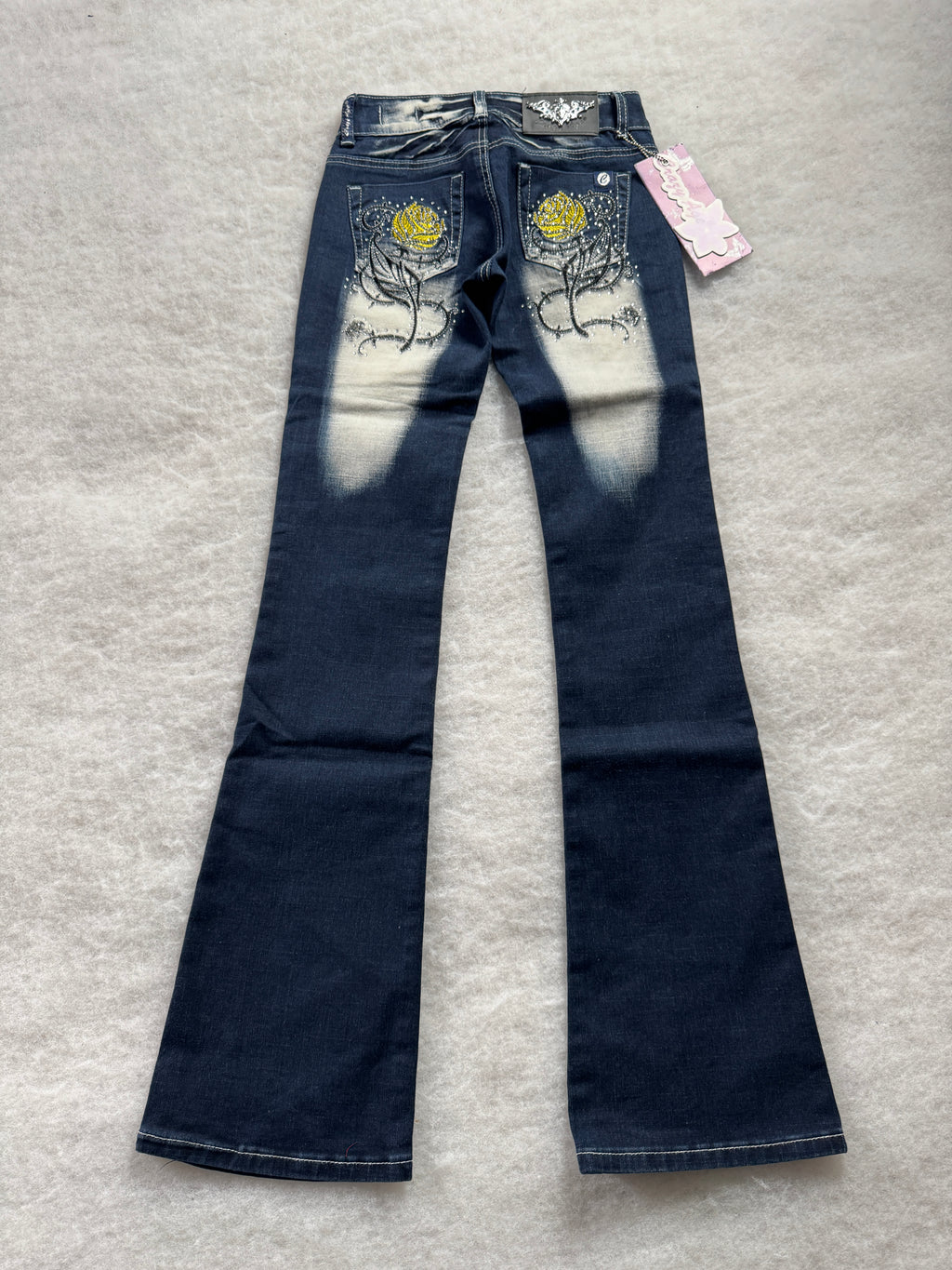 Crazy Age Boot Cut Low Waist Jeans 24