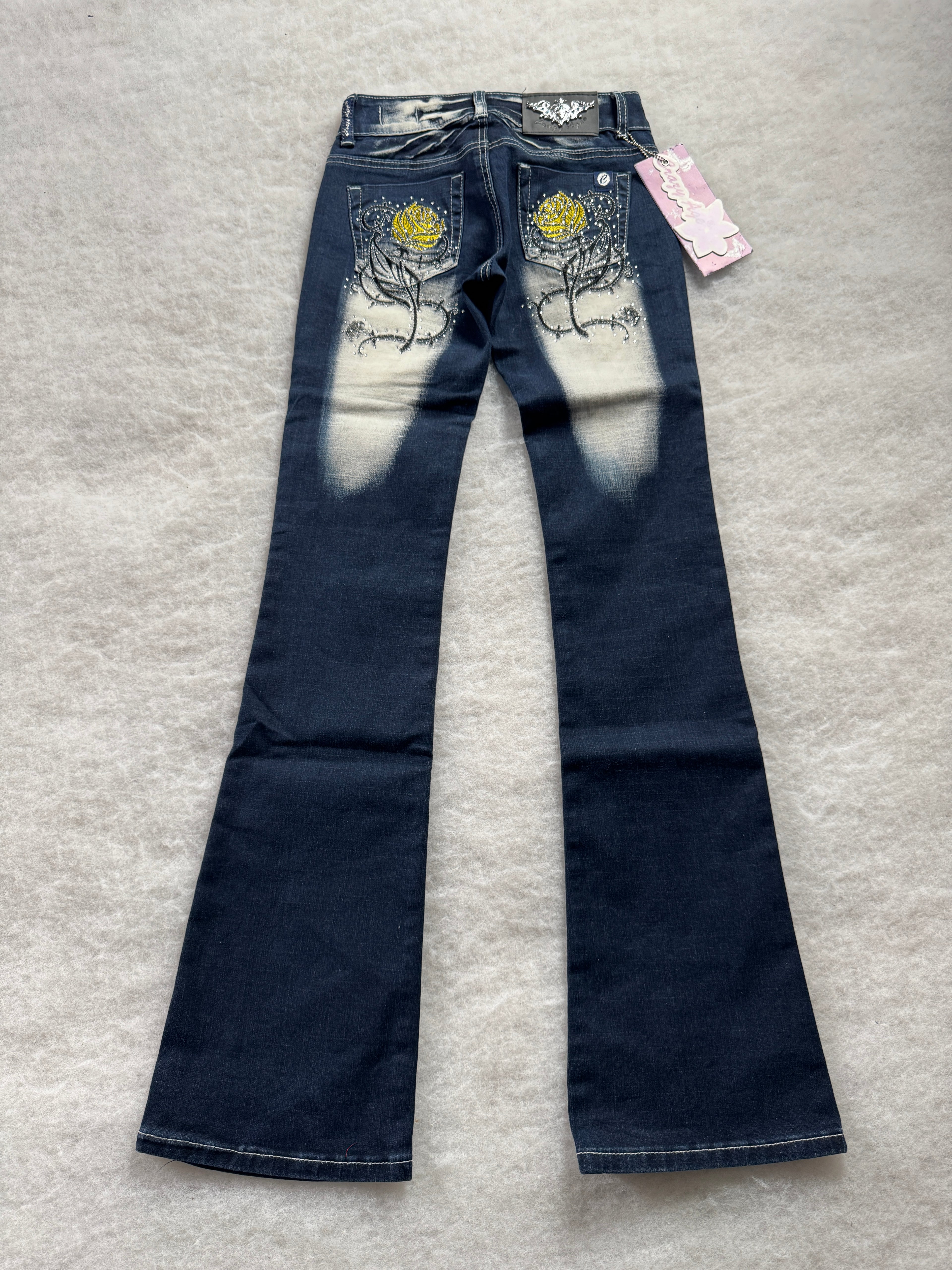 Crazy Age Boot Cut Low Waist Jeans 24