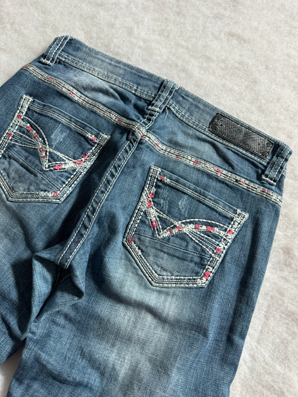 Boot Cut Low Waist Jeans Mehrfarbig, Foto 3 von 4