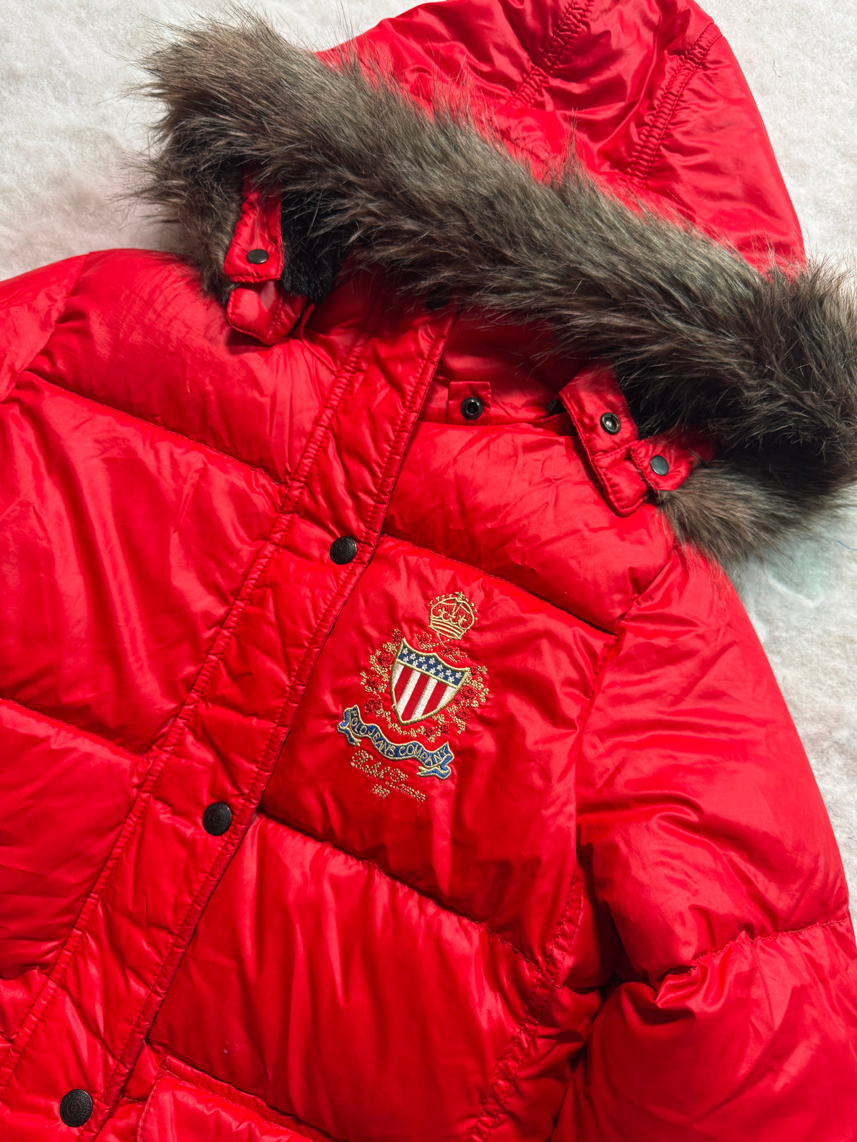 Ralph Lauren Polo Jeans Company Lauren Daunenjacke Rot, Foto 2 von 4