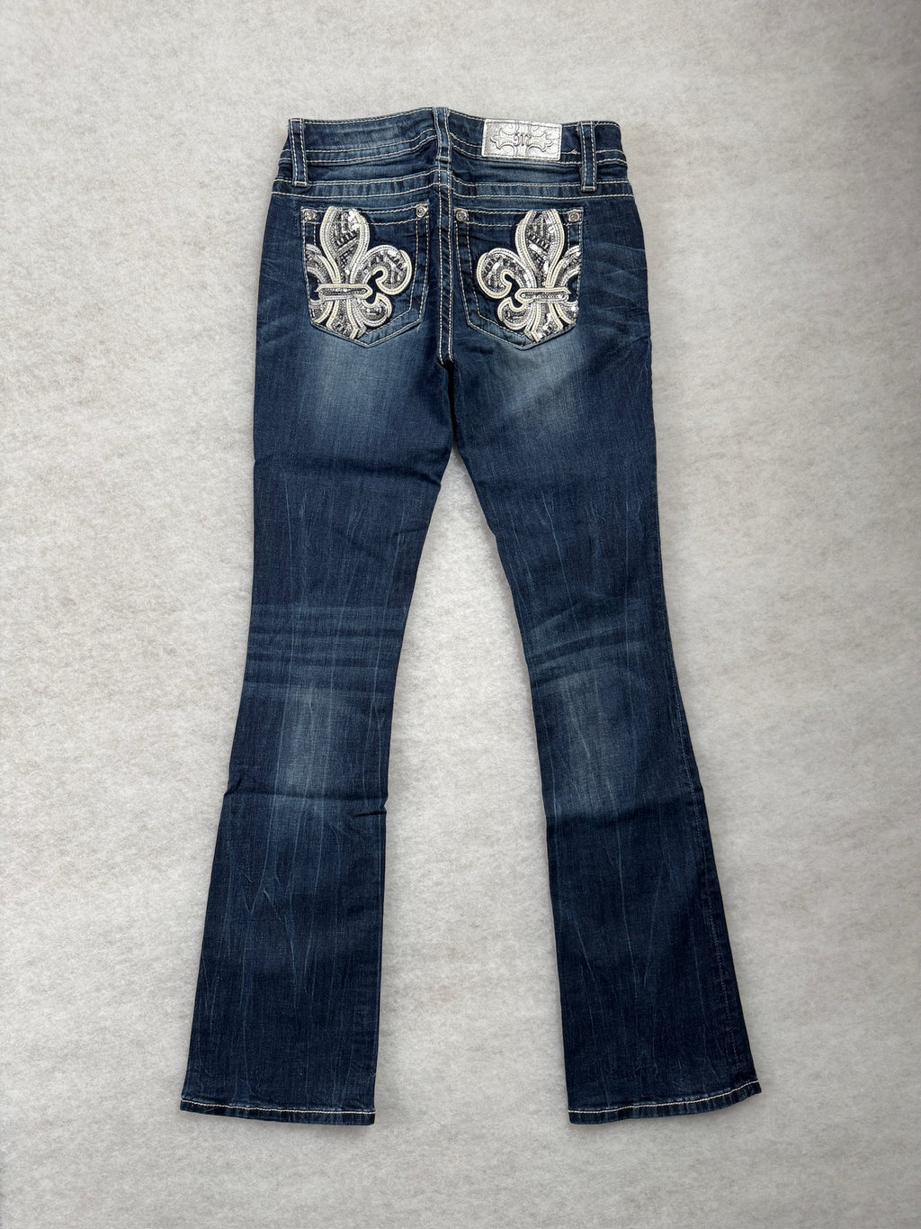 Miss Me Boot Cut Low Waist Jeans 27