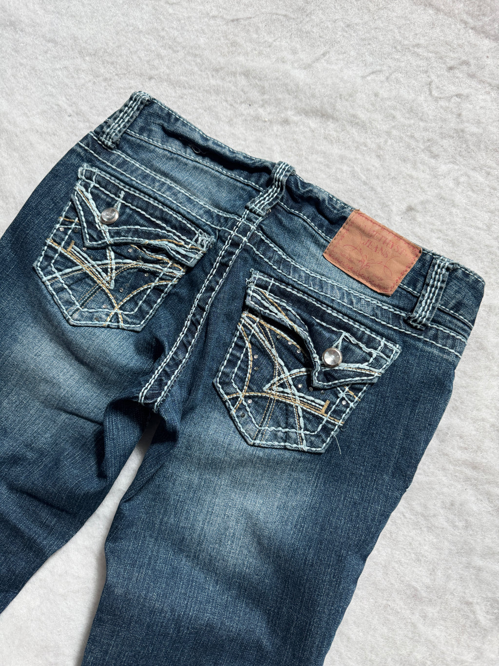 Boot Cut Low Waist Jeans