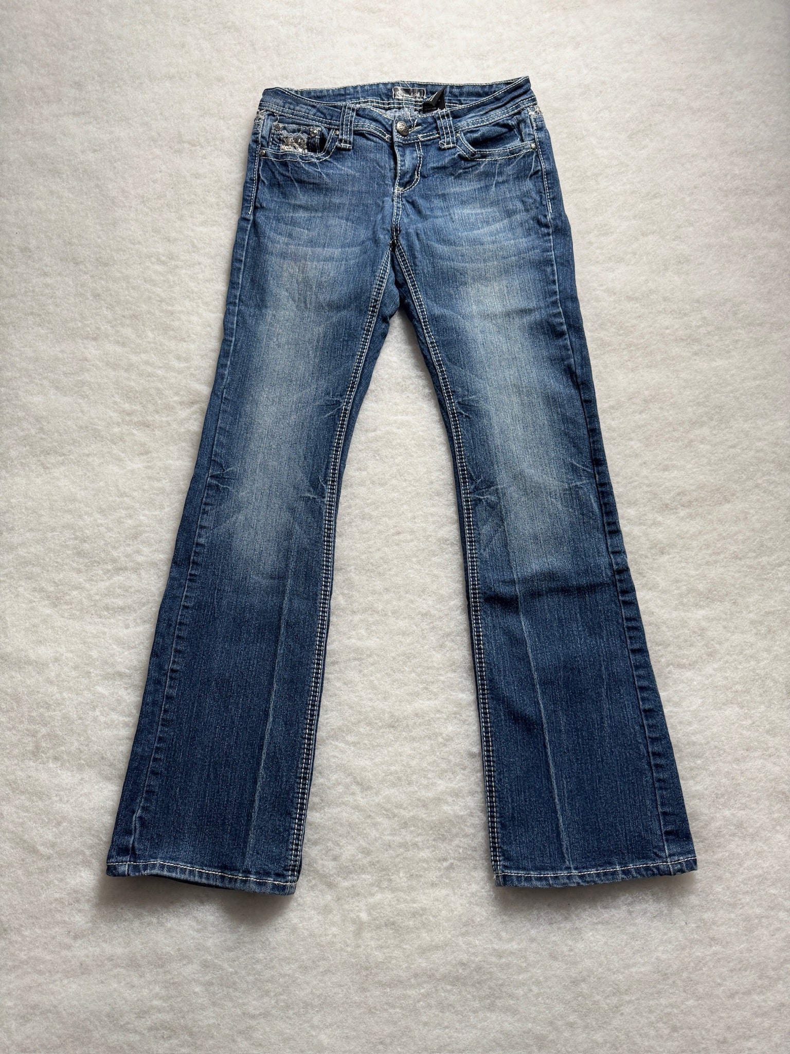 Boot Cut Low Waist Jeans