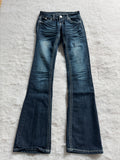 Boot Cut Low Waist Jeans Blau, Foto 1 von 4