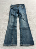 Boot Cut Low Waist Jeans Blau, Foto 1 von 4