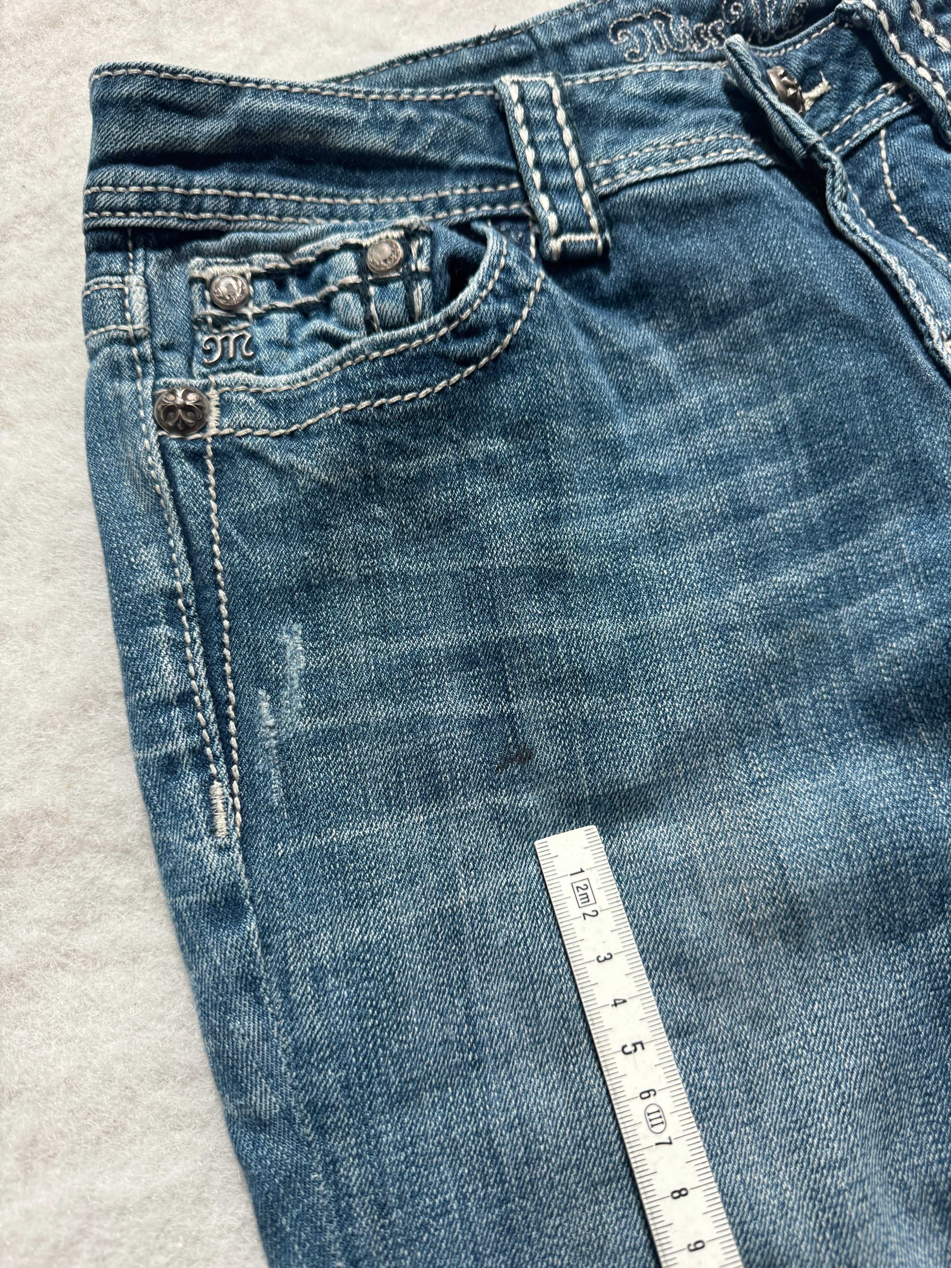Miss Me Boot Cut Low Waist Jeans 28