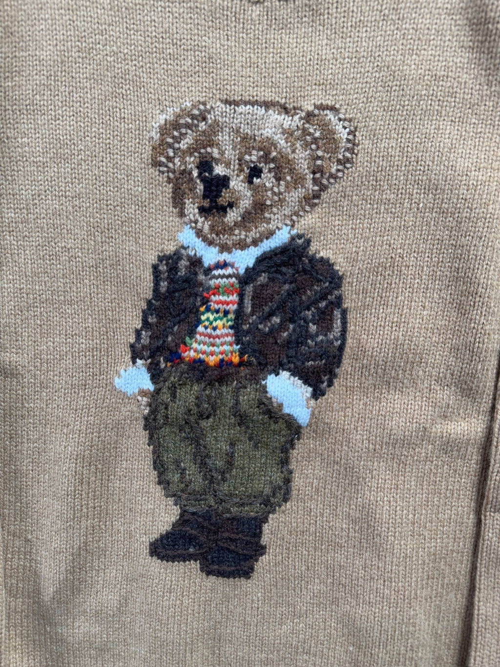 Ralph Lauren Strickpullover mit Polo Bär