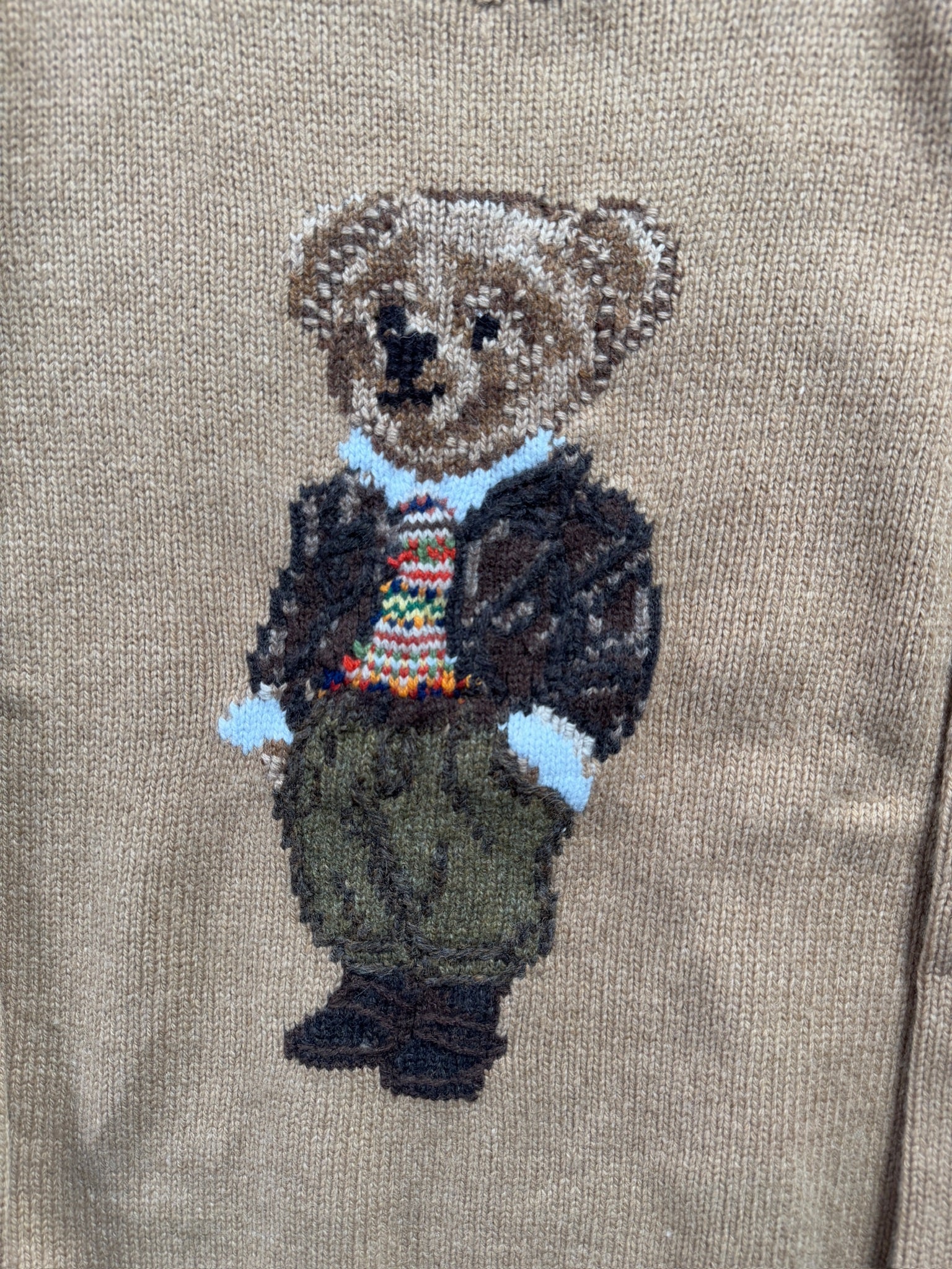 Ralph Lauren Strickpullover mit Polo Bär