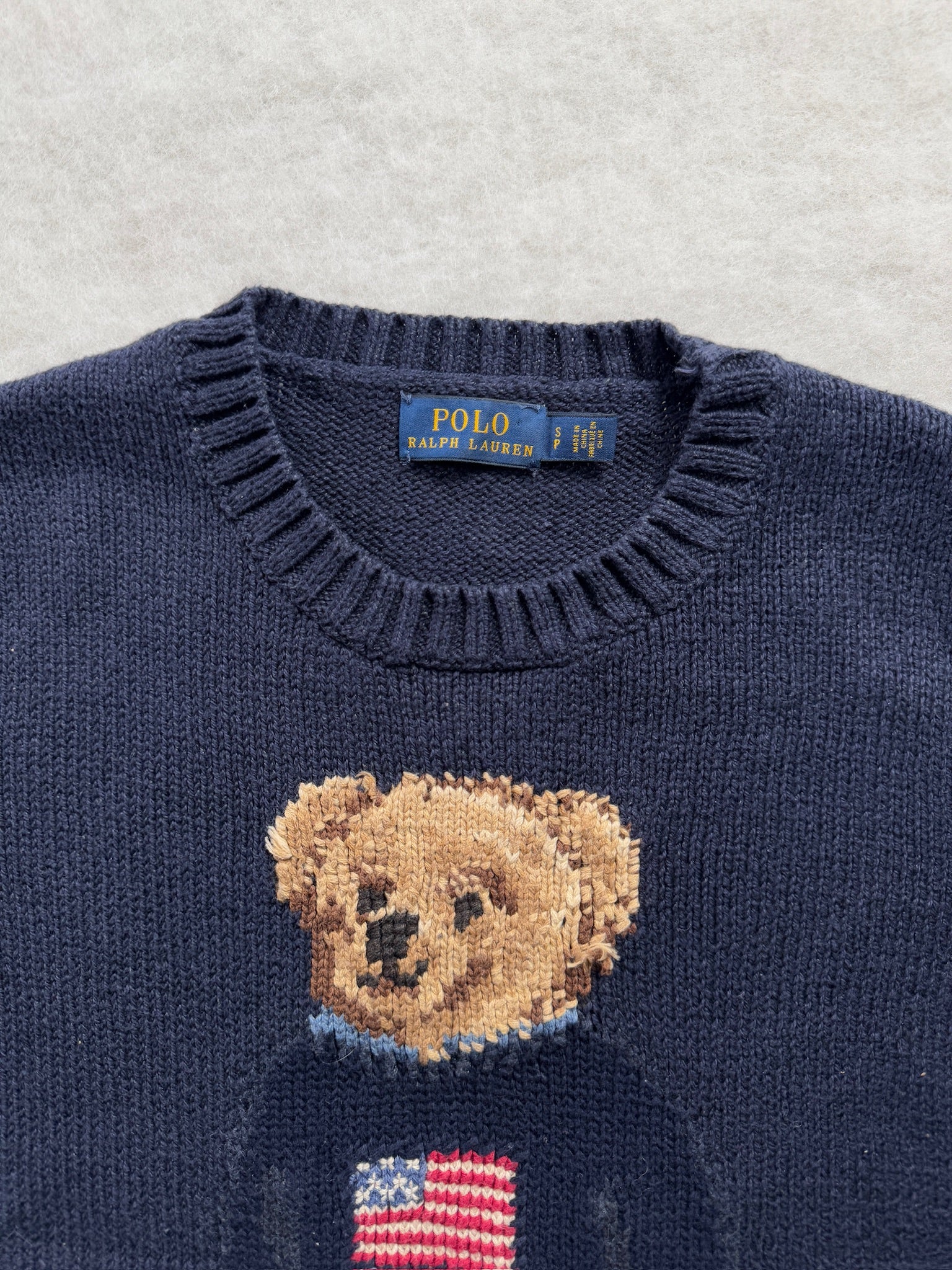 Ralph Lauren Strickpullover mit Polo Bär