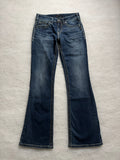 Silver Boot Cut Low Waist Jeans 28
