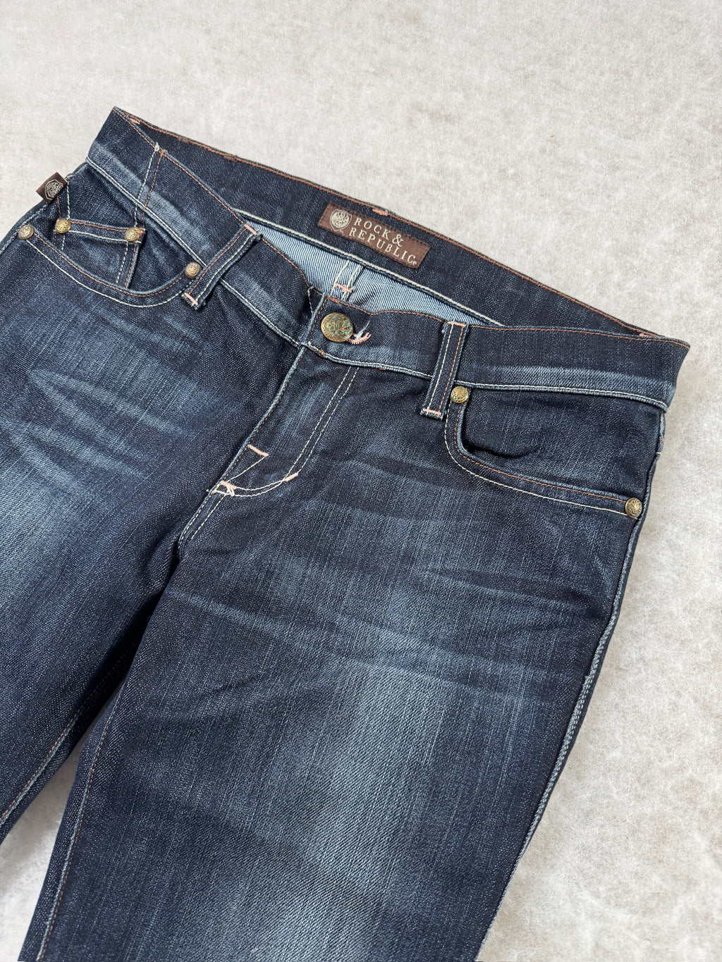 Rock & Republic Boot Cut Low Waist Jeans 30