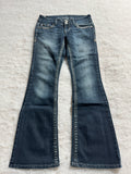 Boot Cut Low Waist Jeans Blau, Foto 1 von 4