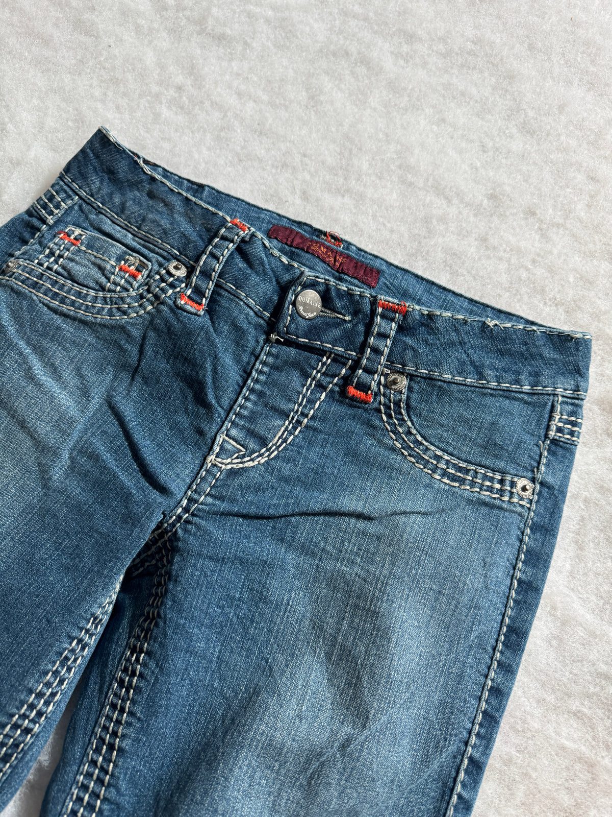 Boot Cut Low Waist Jeans Blau, Foto 4 von 4