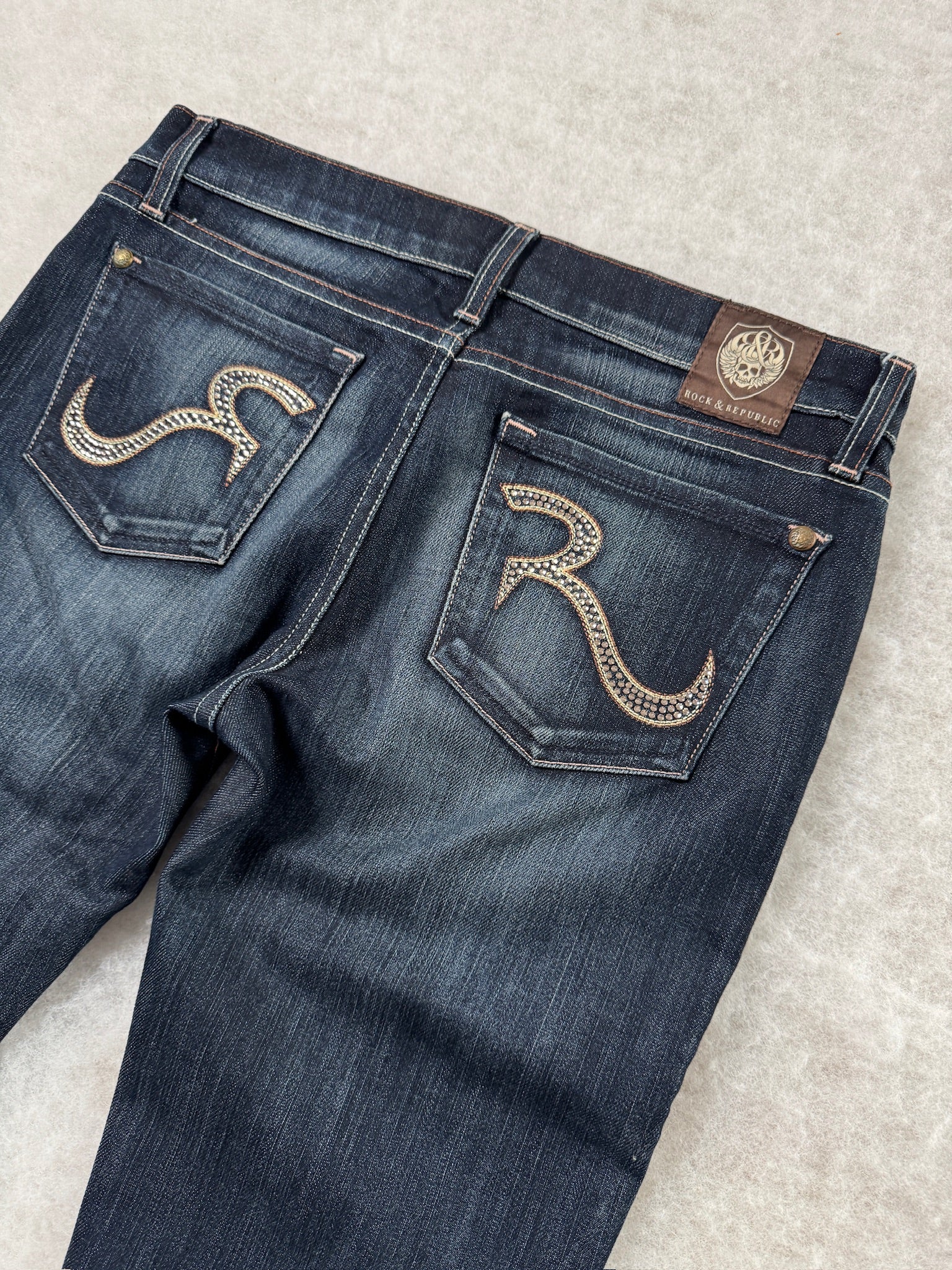 Rock & Republic Boot Cut Low Waist Jeans 30