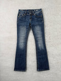 Miss Me Boot Cut Low Waist Jeans 28