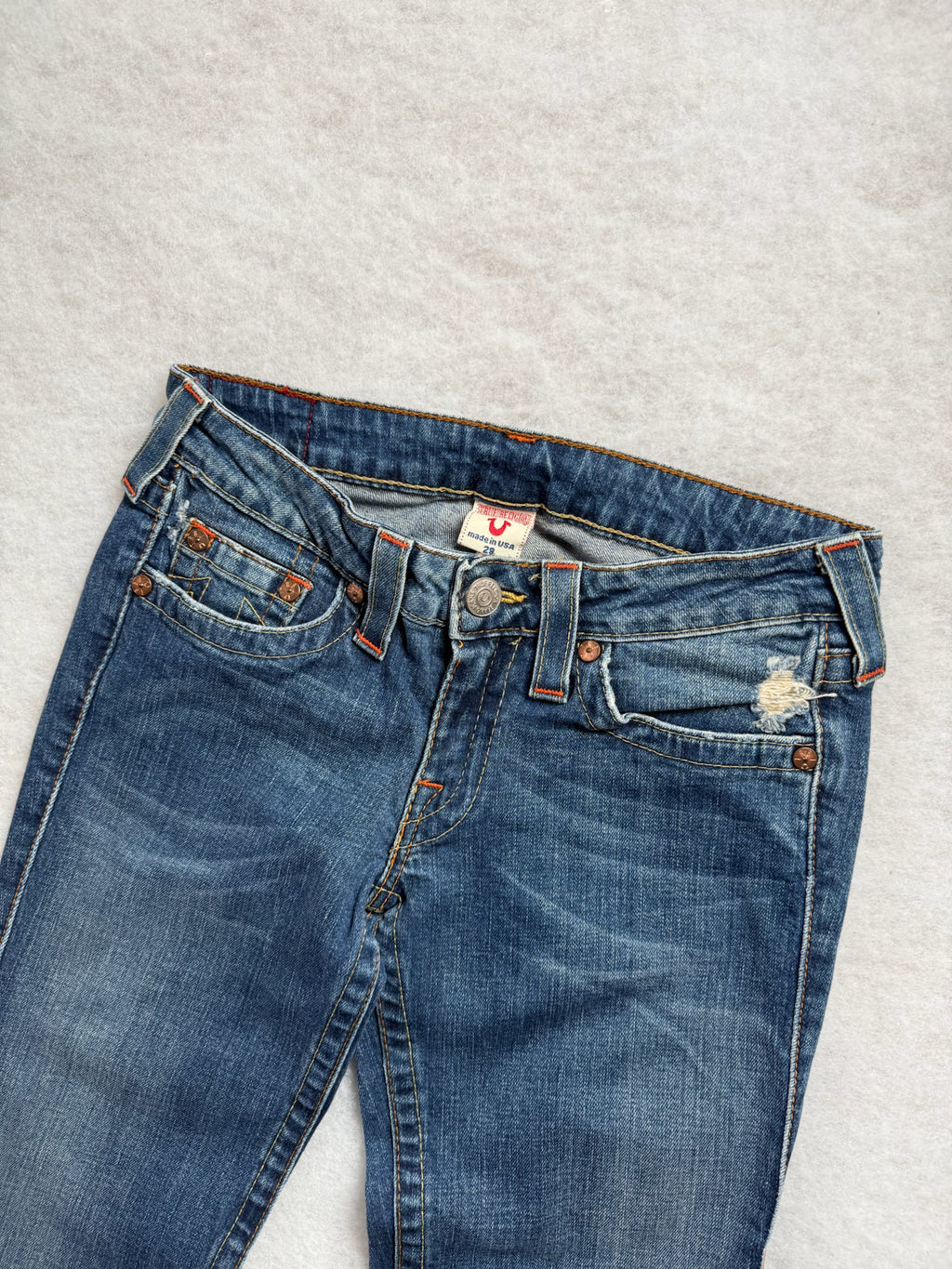 True Religion Boot Cut Low Waist Jeans 29
